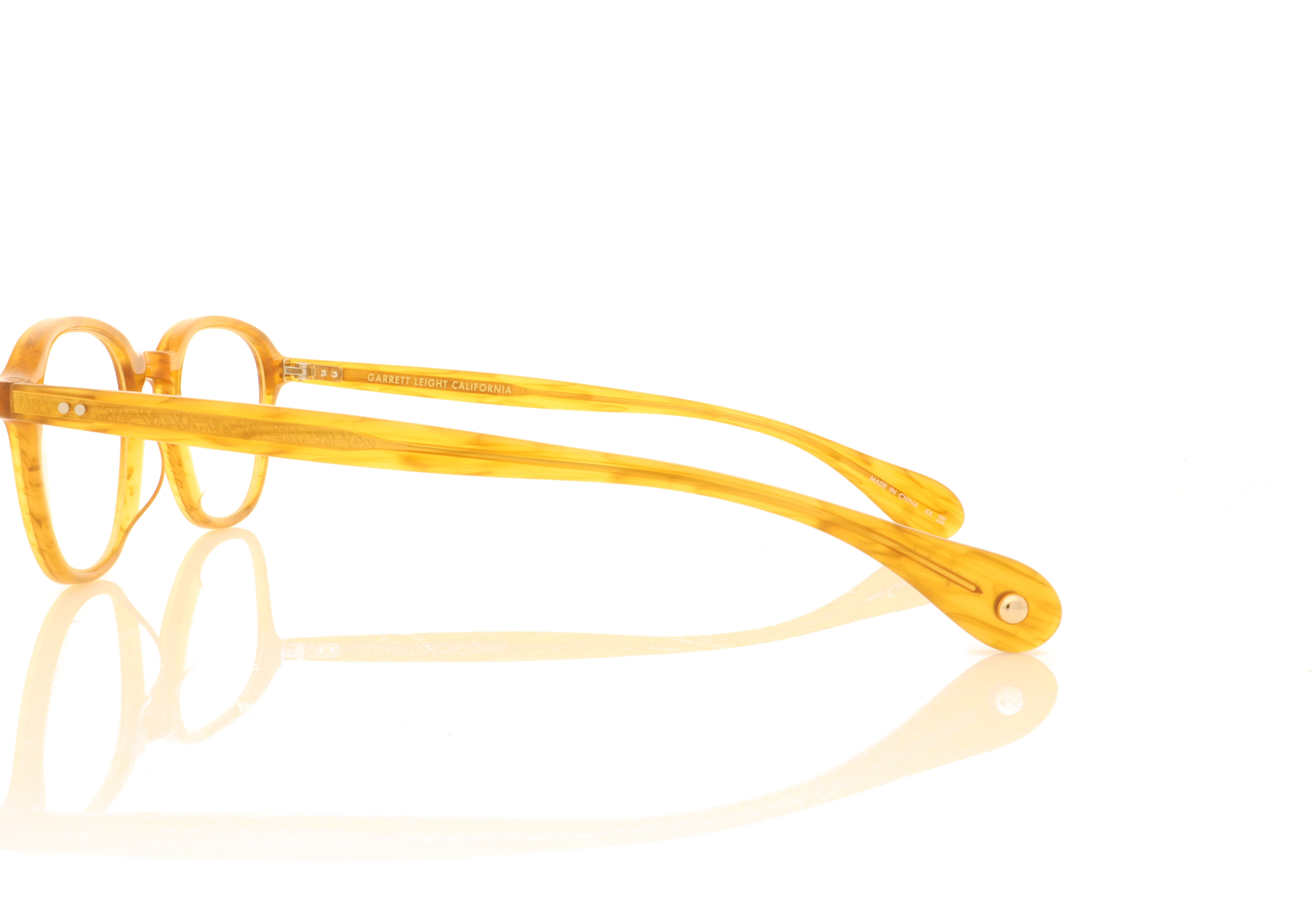 Garrett Leight Gilbert Butterscotch BT Glasses