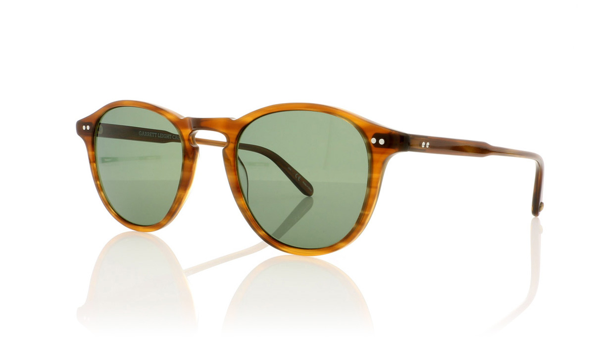 Garrett Leight Hampton 2001 Demi Blonde/G15 Polarised Lens DB/G15 PLR Sunglasses