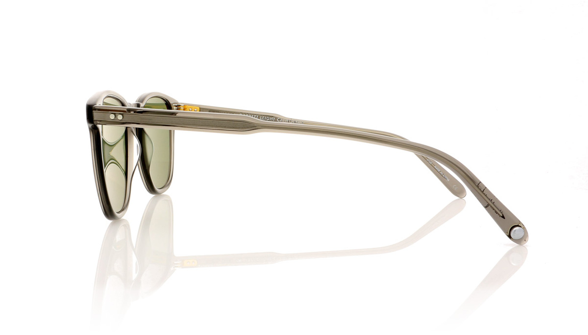 Garrett Leight Brooks 2002 Grey Crystal/Semi/Flat Pure G15 GCR/SPFG15 Sunglasses