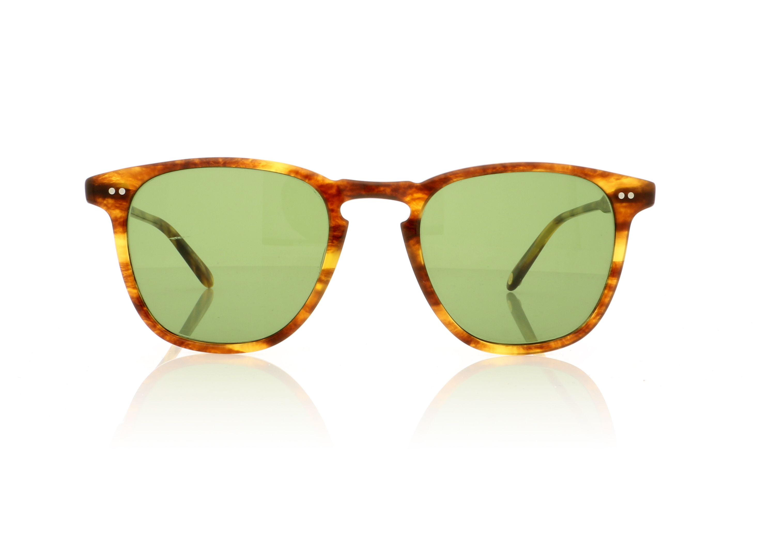Garrett Leight Brooks 2002 Pinewood/Semi/Flat Pure Green PIW/SFPGN Sunglasses