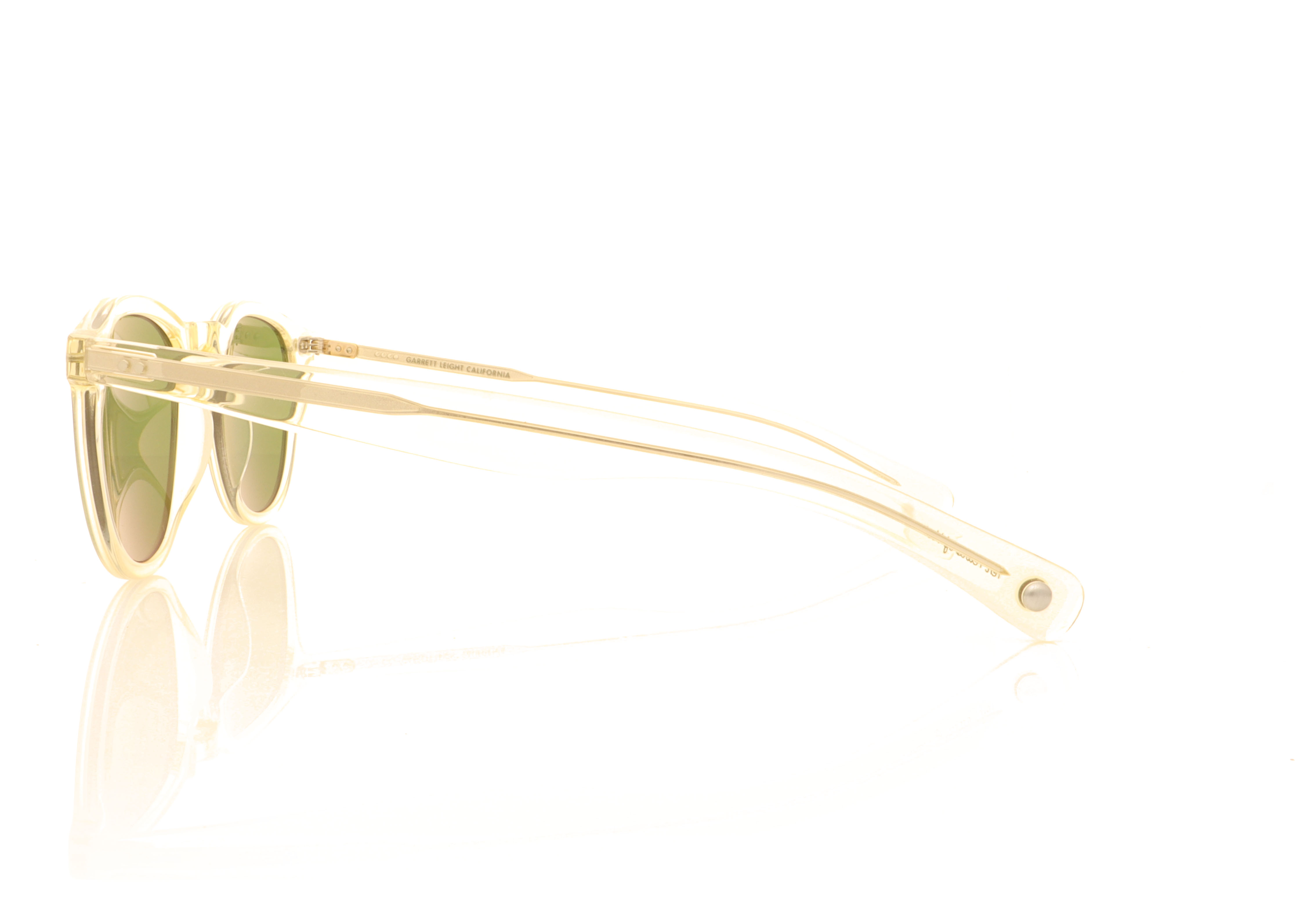 Garrett Leight Hampton X 2082 Hampton X Pure Glass Pure Green Sunglasses