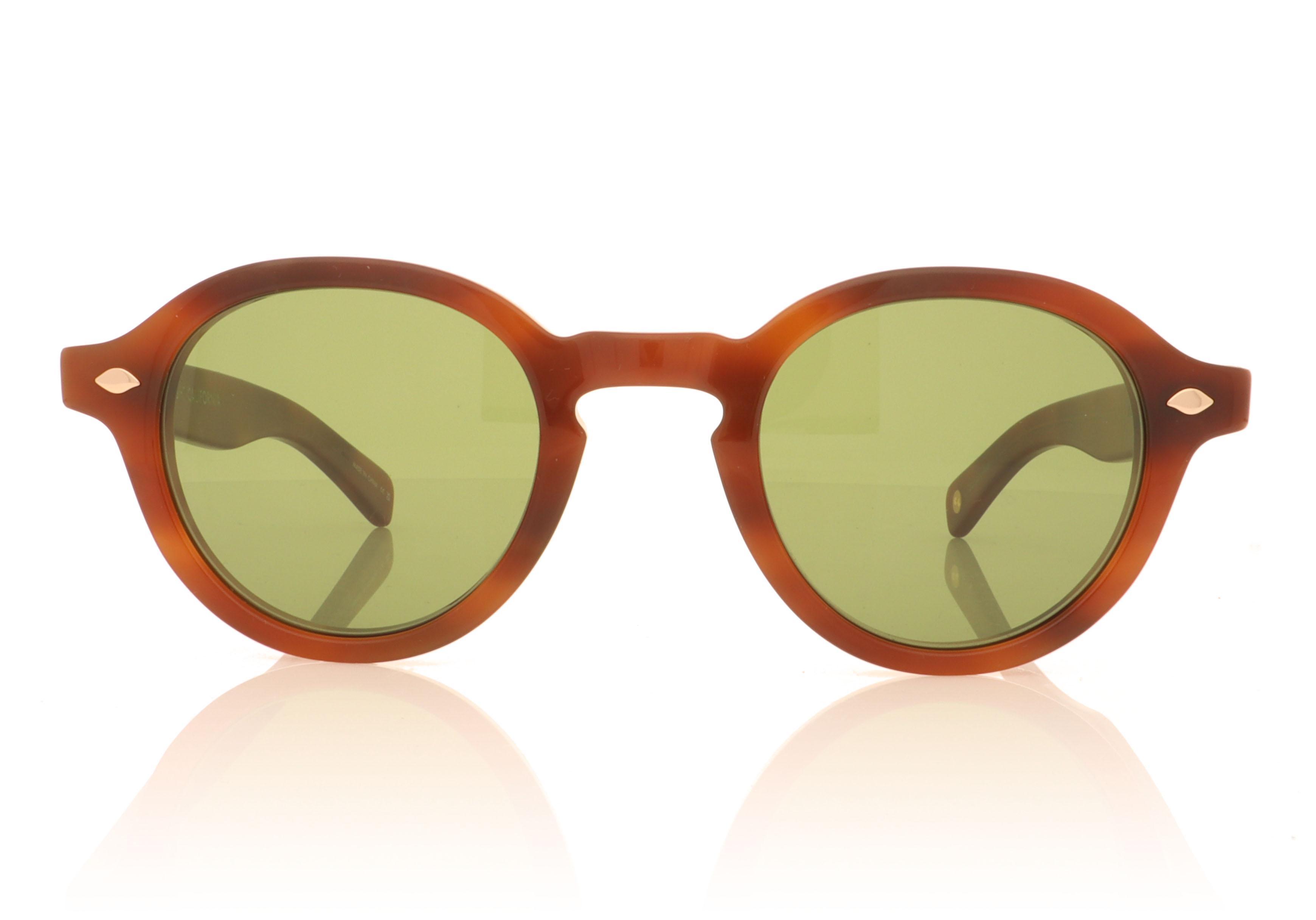 Garrett Leight Flipper Vintage Burnt Tortoise VINBRT Sunglasses