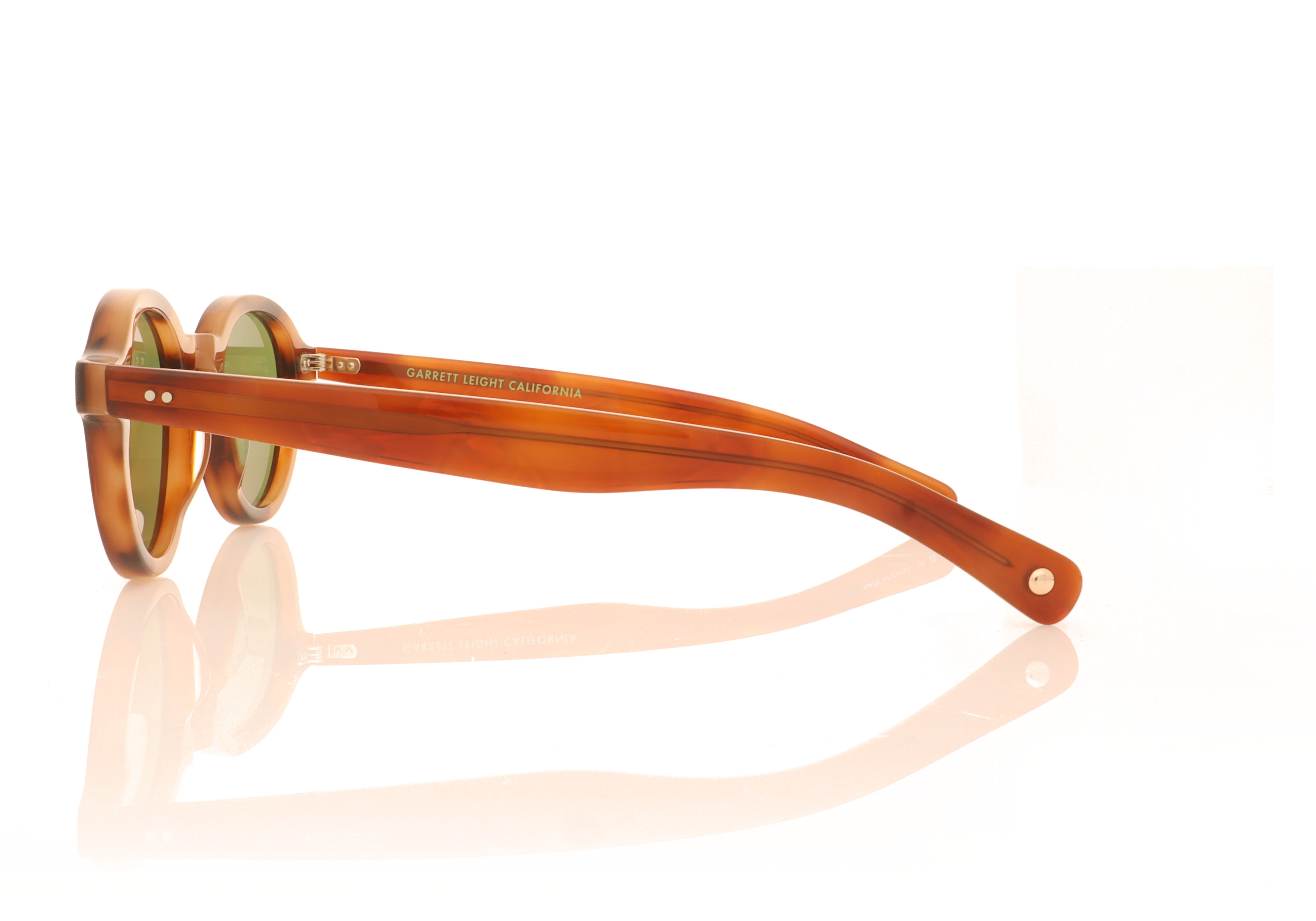 Garrett Leight Flipper Vintage Burnt Tortoise VINBRT Sunglasses