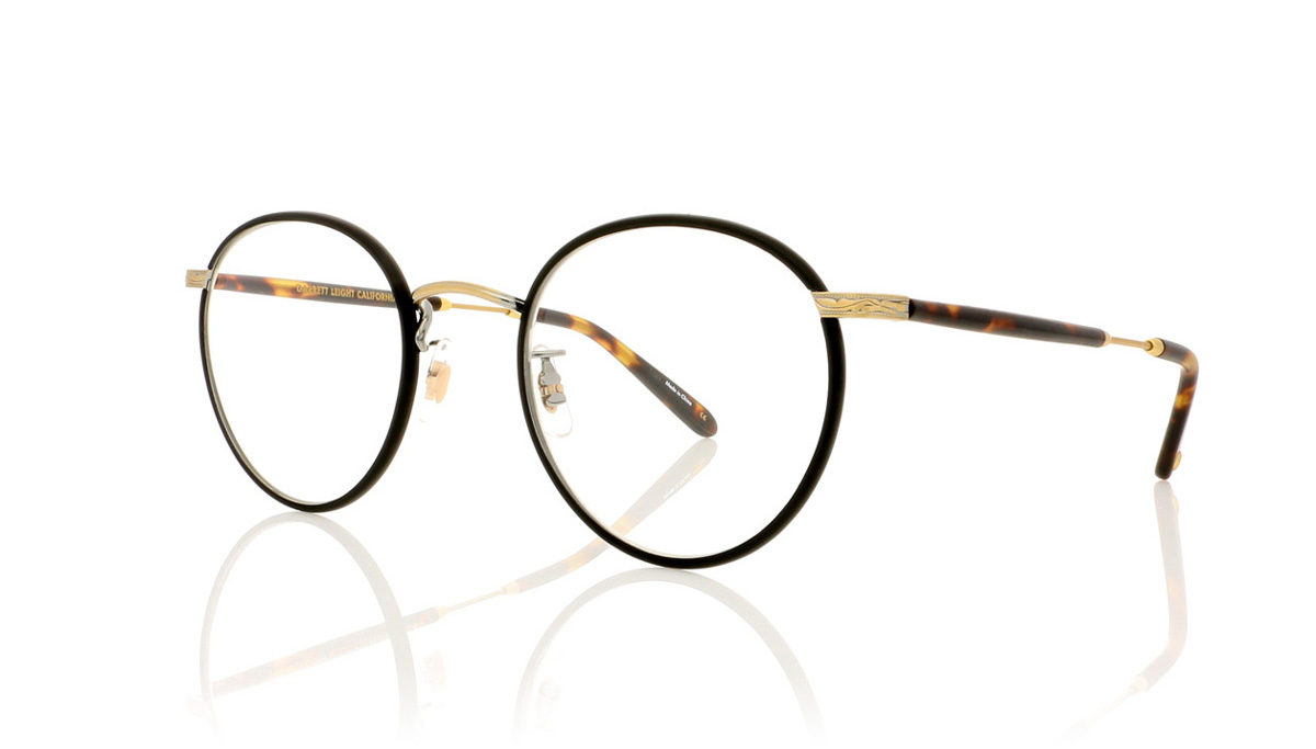 Garrett Leight Wilson 3003 Matte Black/Matte Spotted Tortoise MBK-MST Glasses