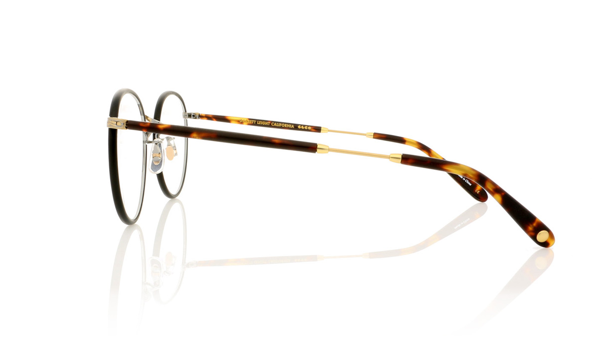 Garrett Leight Wilson 3003 Matte Black/Matte Spotted Tortoise MBK-MST Glasses