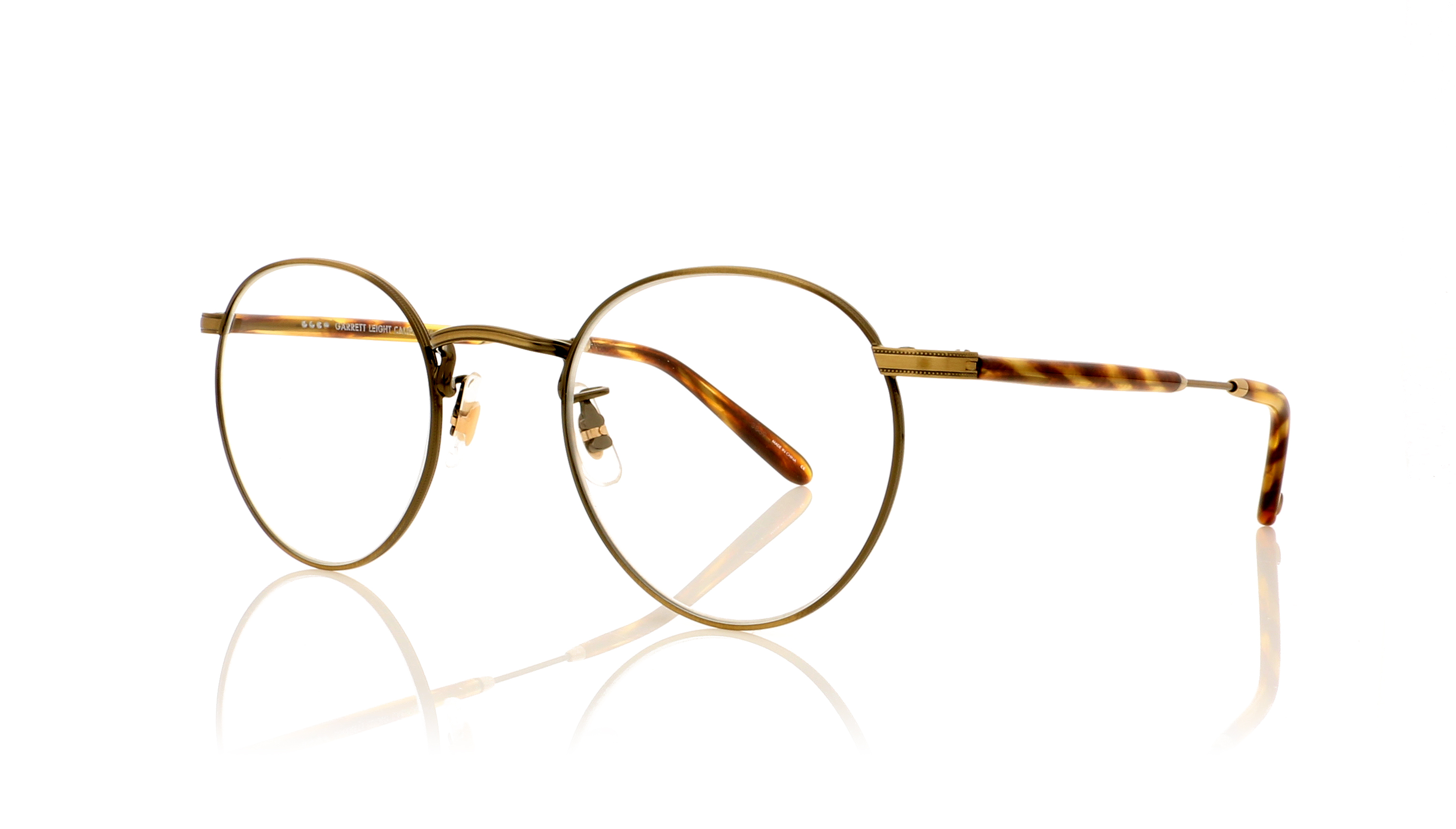 Garrett Leight Wilson M 3005 Antique Gold/Pinewood AG-PIW Glasses