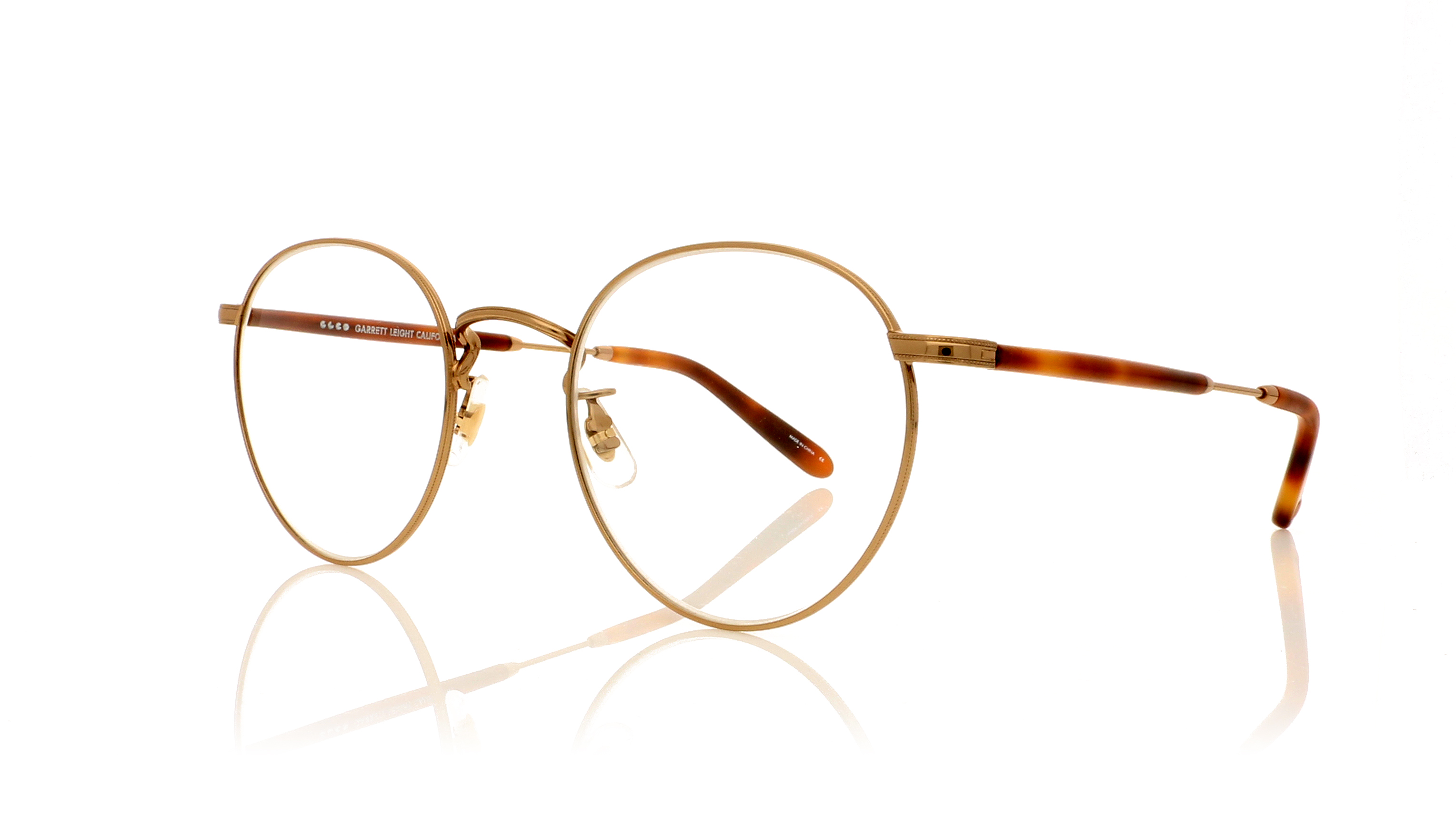 Garrett Leight Wilson M 3005 Copper/Matte Dark Honey Tortoise CO-MDHT Glasses