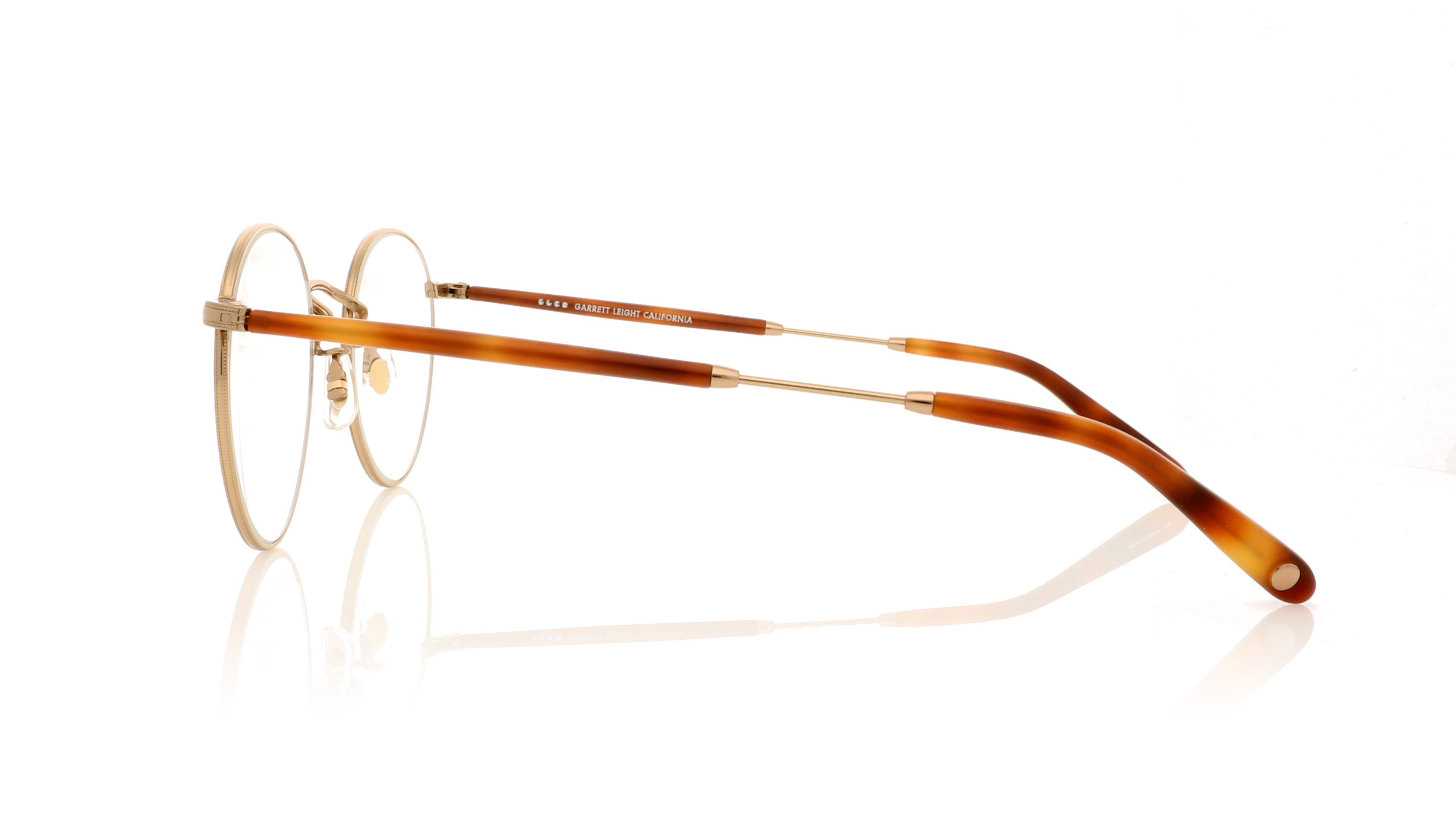 Garrett Leight Wilson M 3005 Copper/Matte Dark Honey Tortoise CO-MDHT Glasses