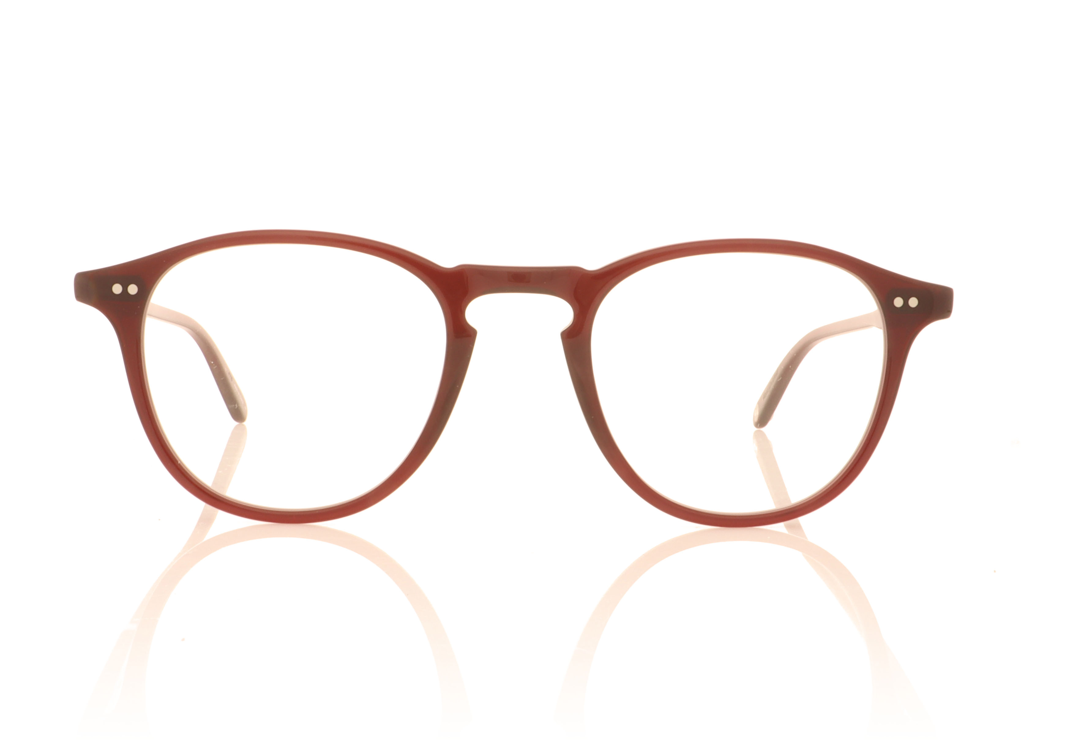 Garrett Leight Hampton Dark Red BAR Glasses