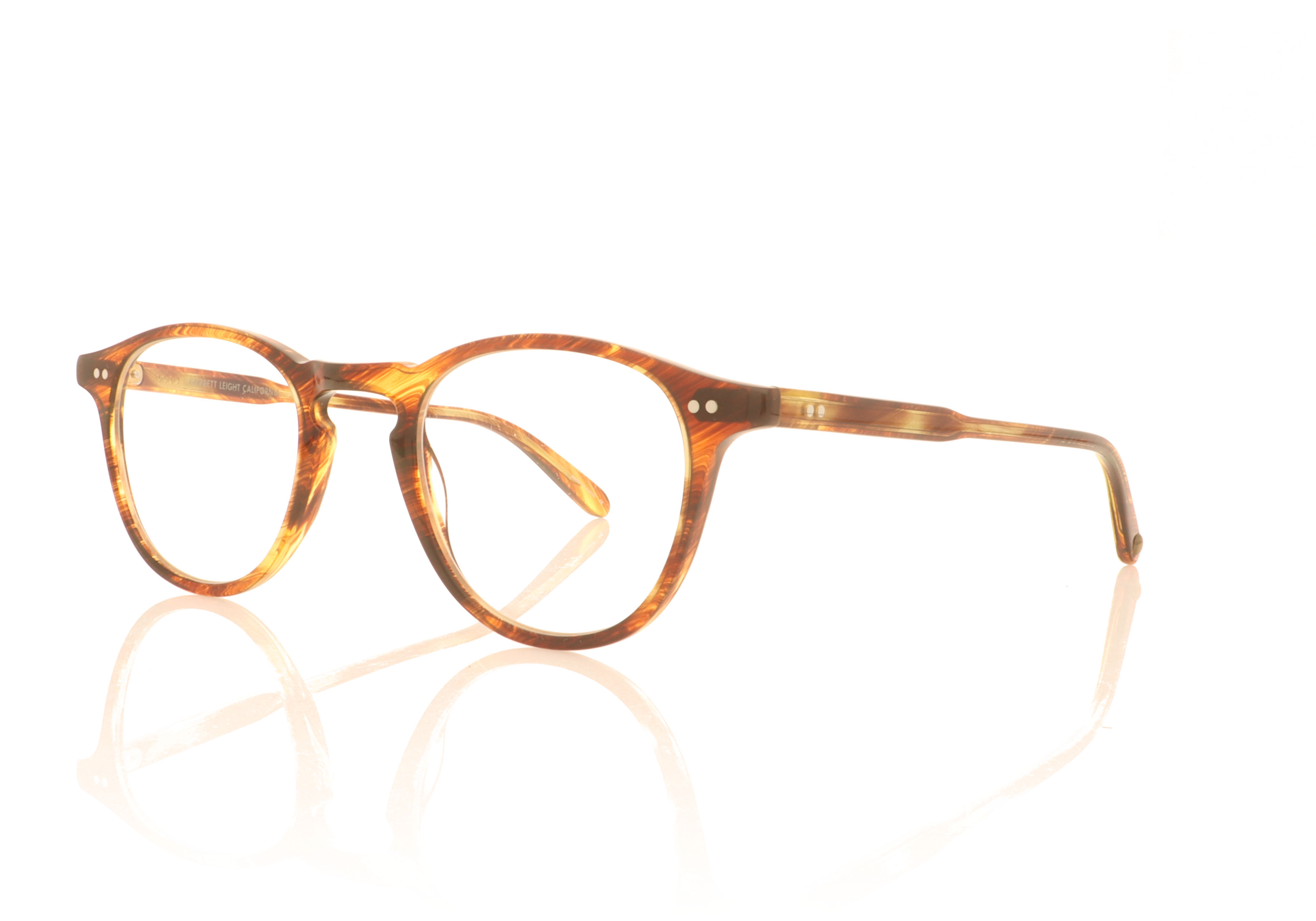 Garrett Leight Hampton Chestnut CN Glasses