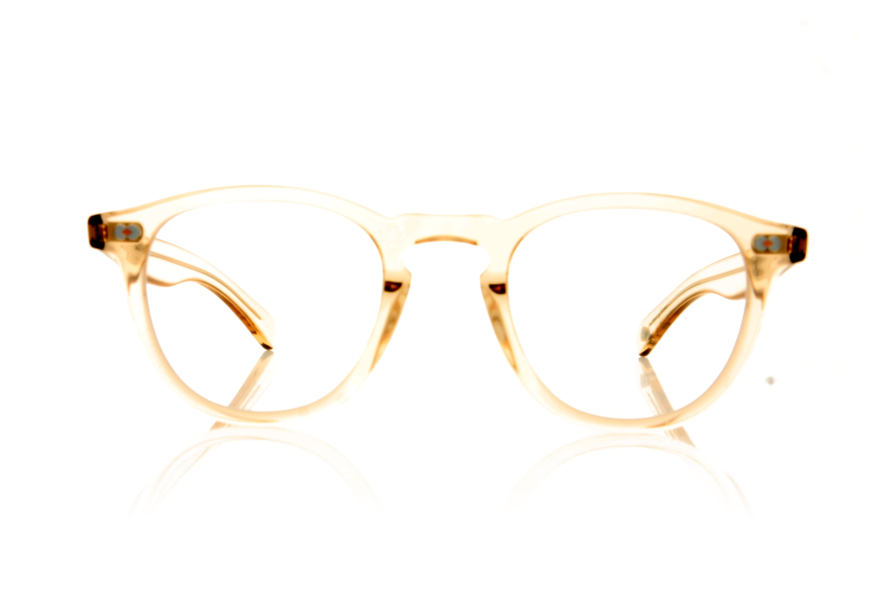 Garrett Leight Hampton Shell Crystal SHCR Glasses