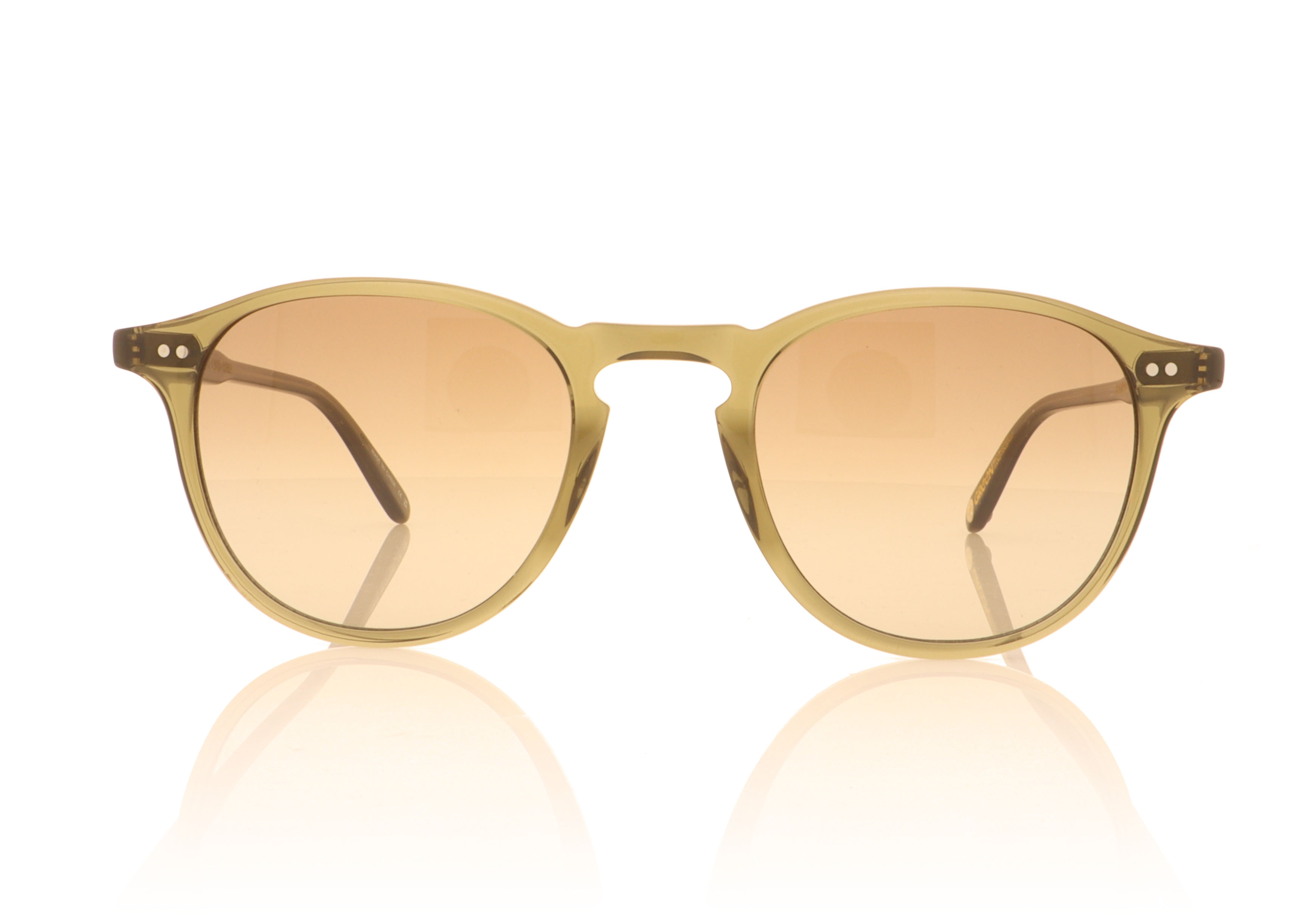 Garrett Leight Hampton 2001 Hampton Bio Deep Olive BIO DEOLV Sunglasses