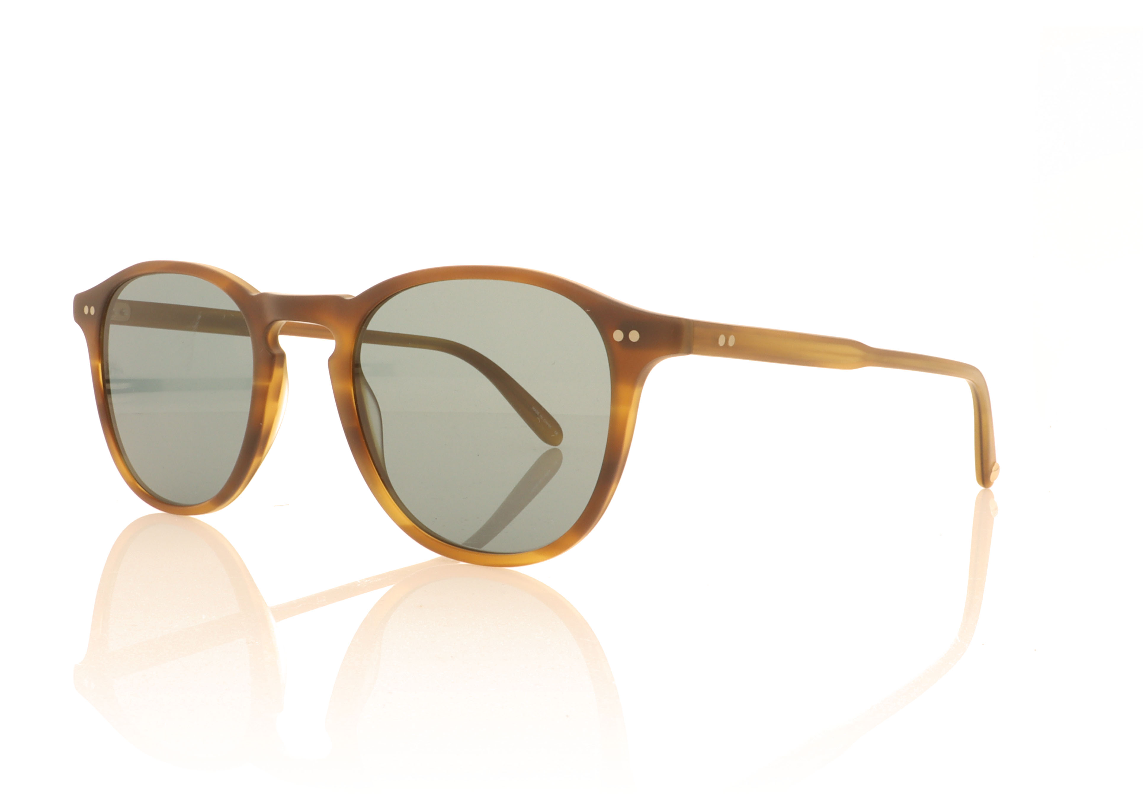Garrett Leight Hampton 2001 Hampton Saddle Tortoise MSDT Sunglasses