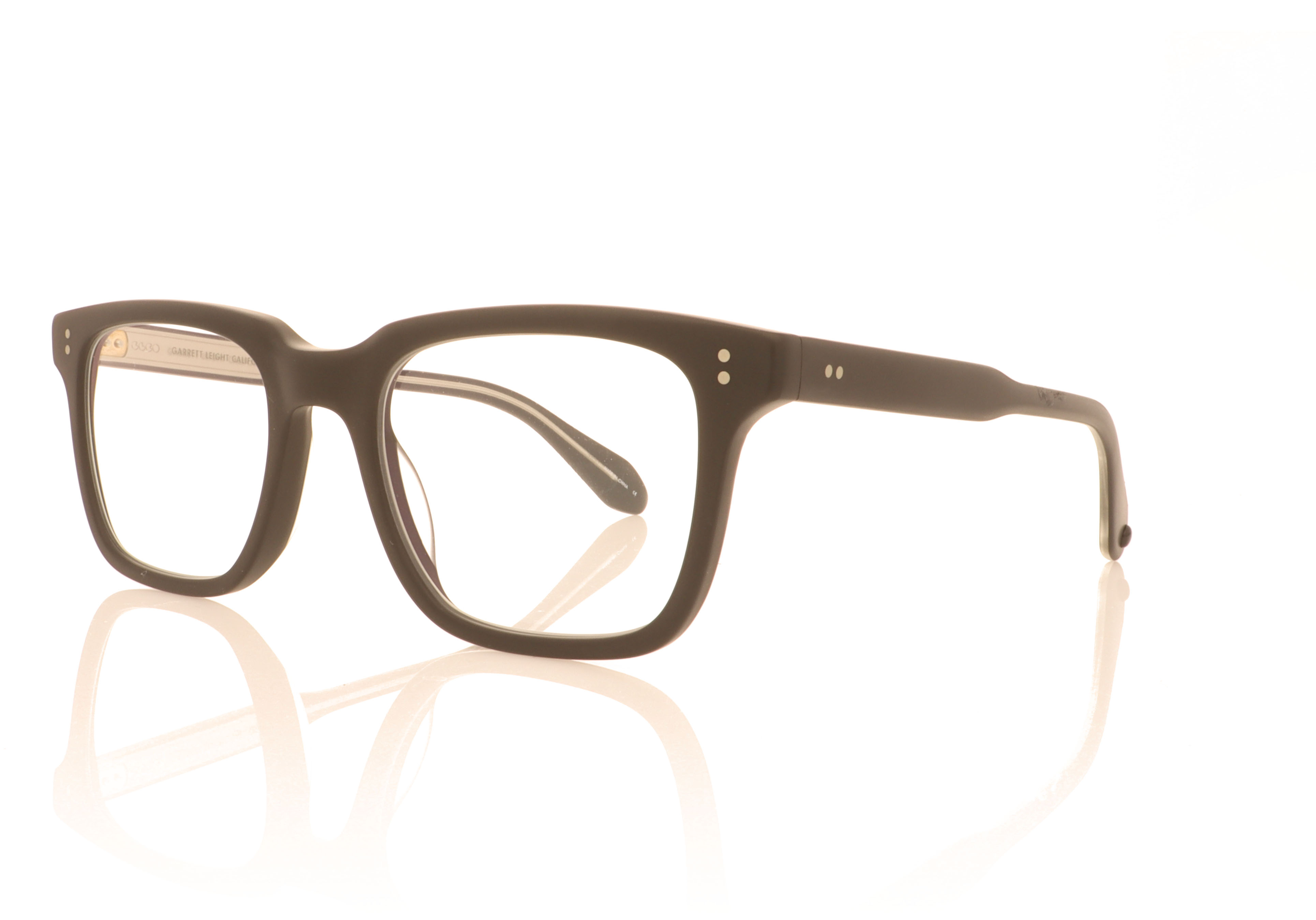 Garrett Leight Palladium Matte Black MBK Glasses