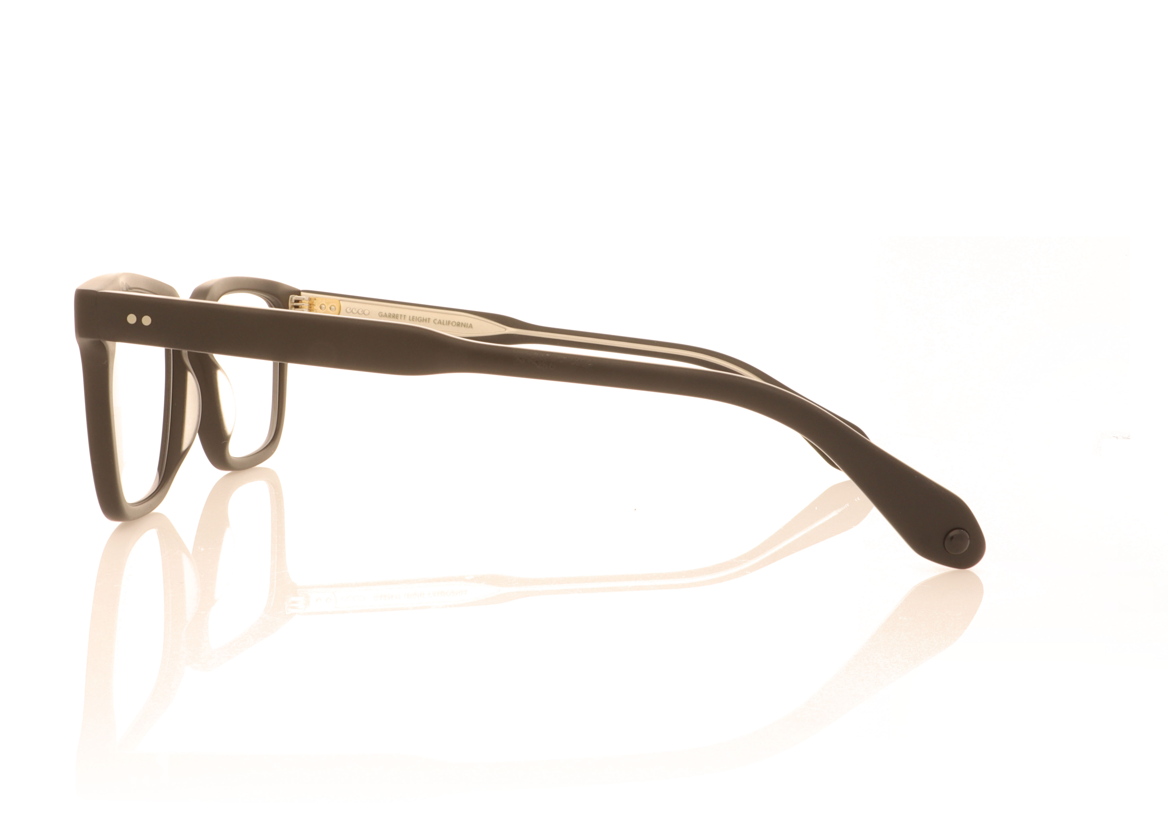 Garrett Leight Palladium Matte Black MBK Glasses