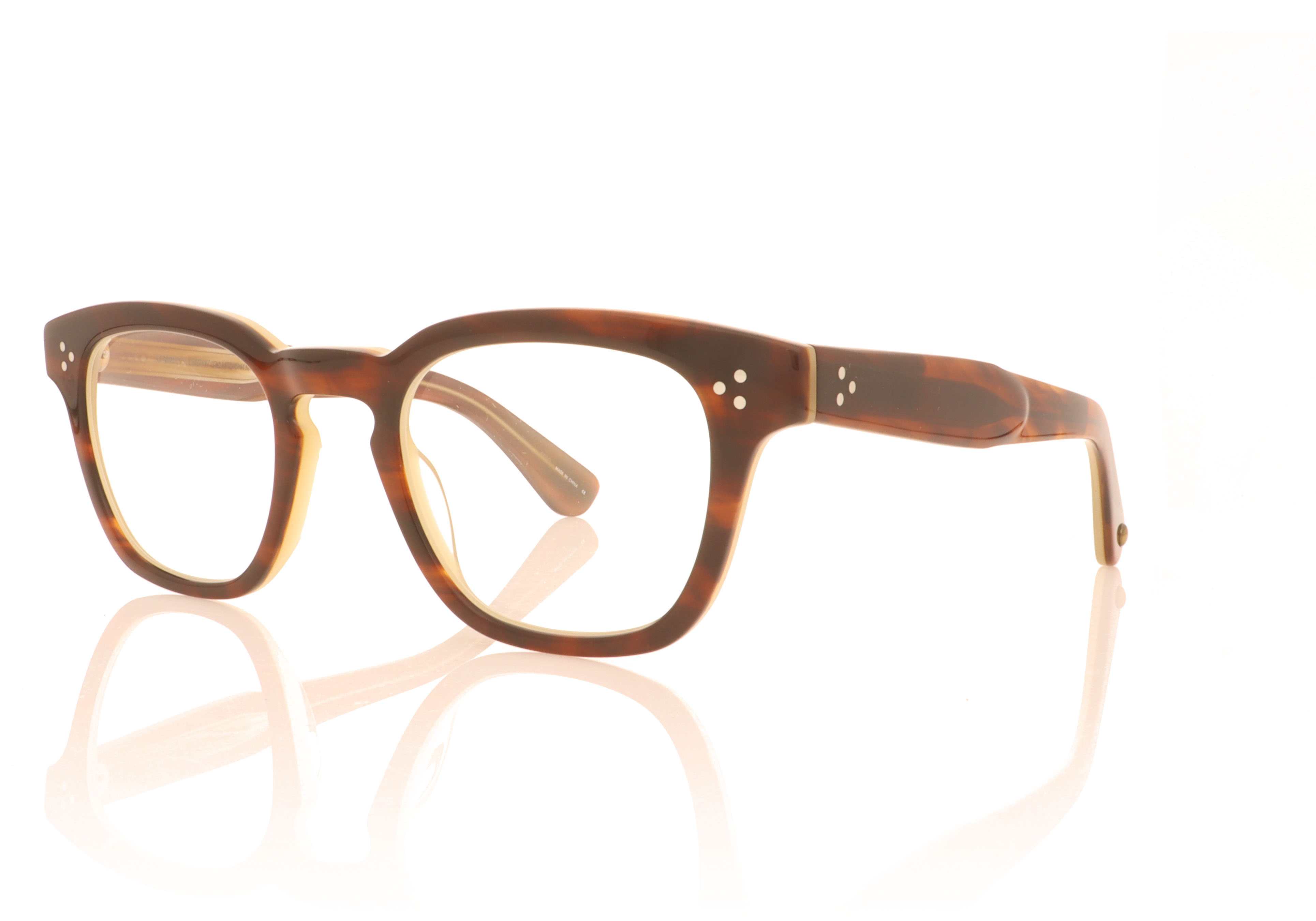 Garrett Leight Regent Whiskey Tortoise WHT Glasses