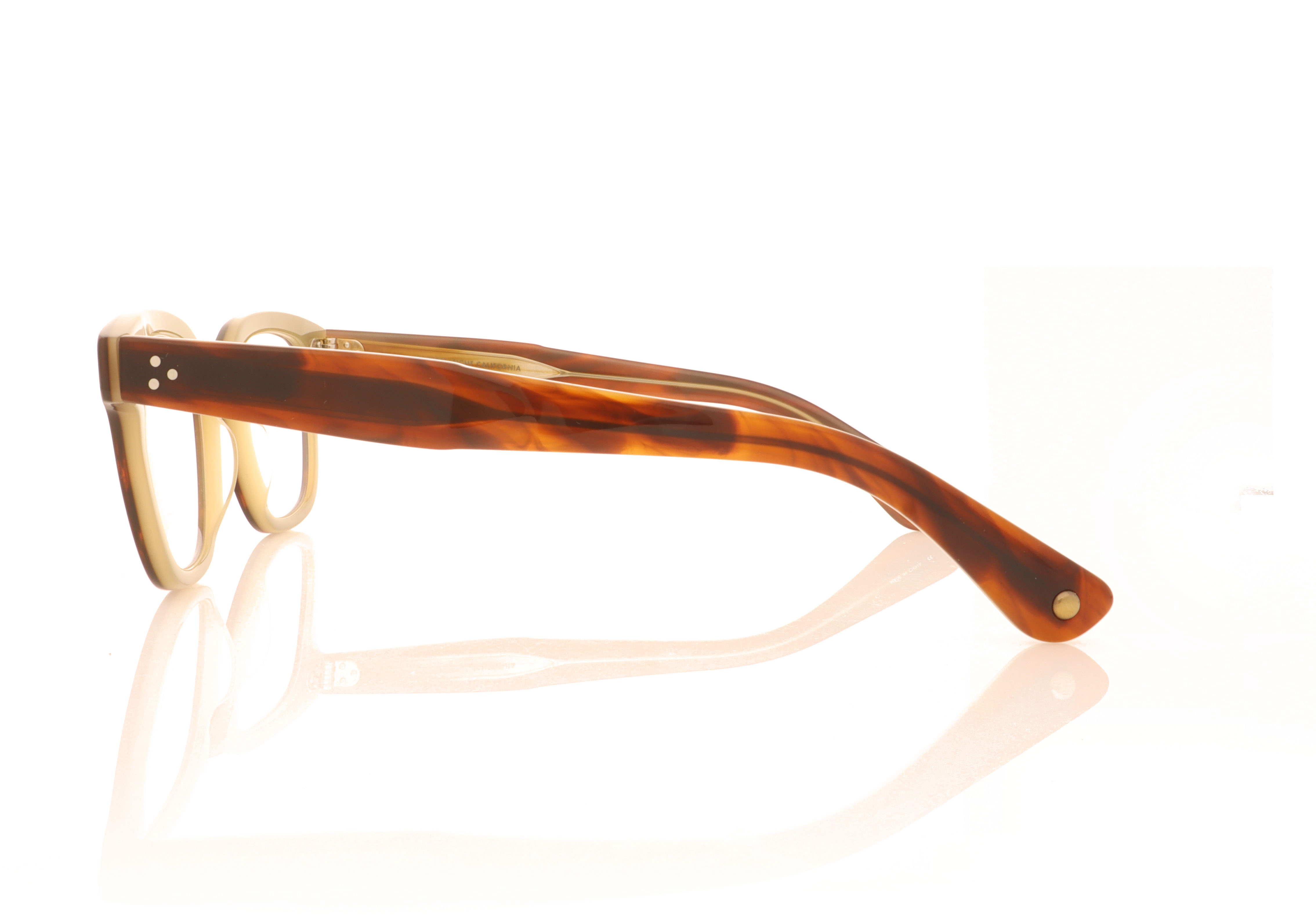 Garrett Leight Regent Whiskey Tortoise WHT Glasses