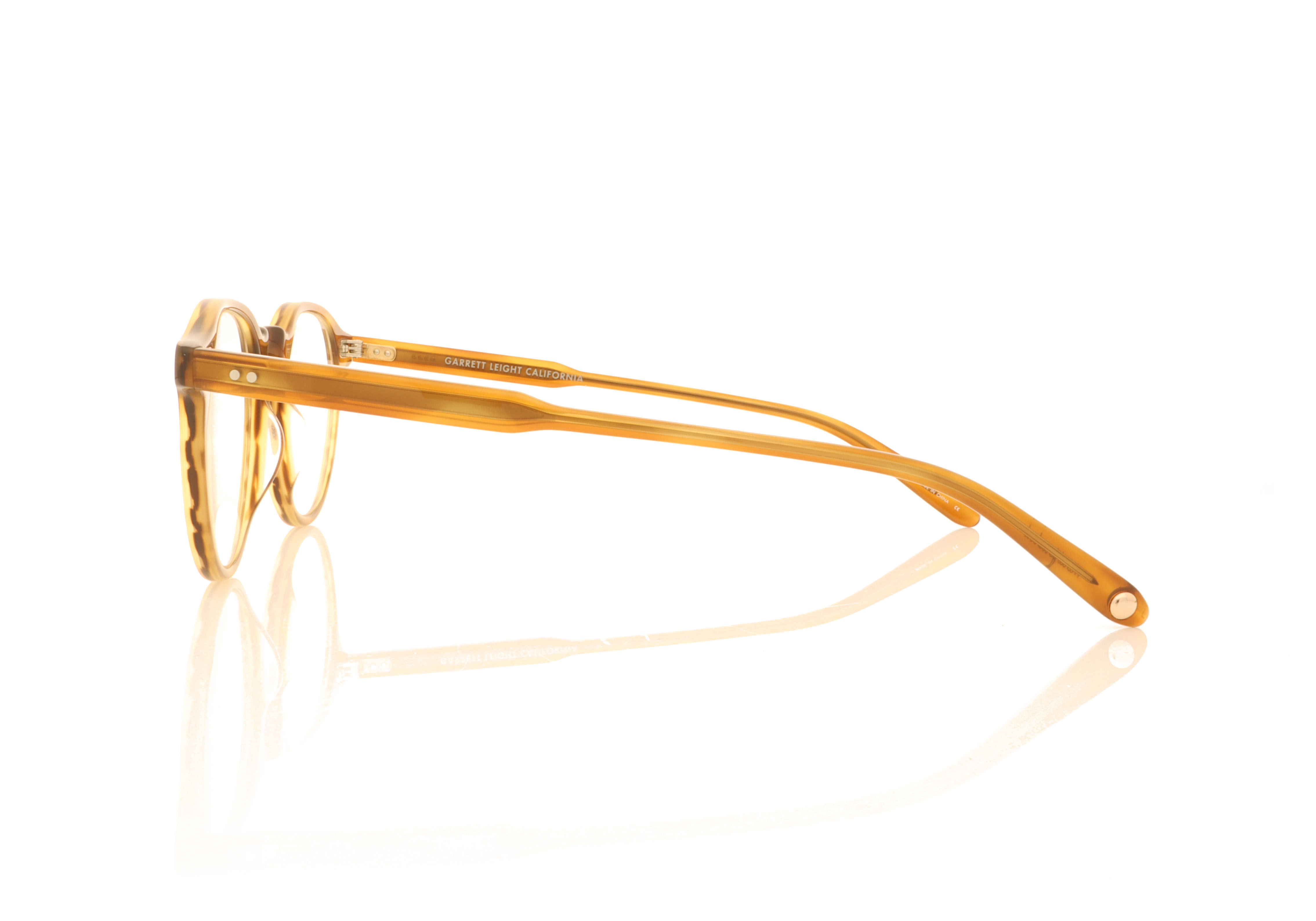 Garrett Leight Royce Demi Blonde DB Glasses