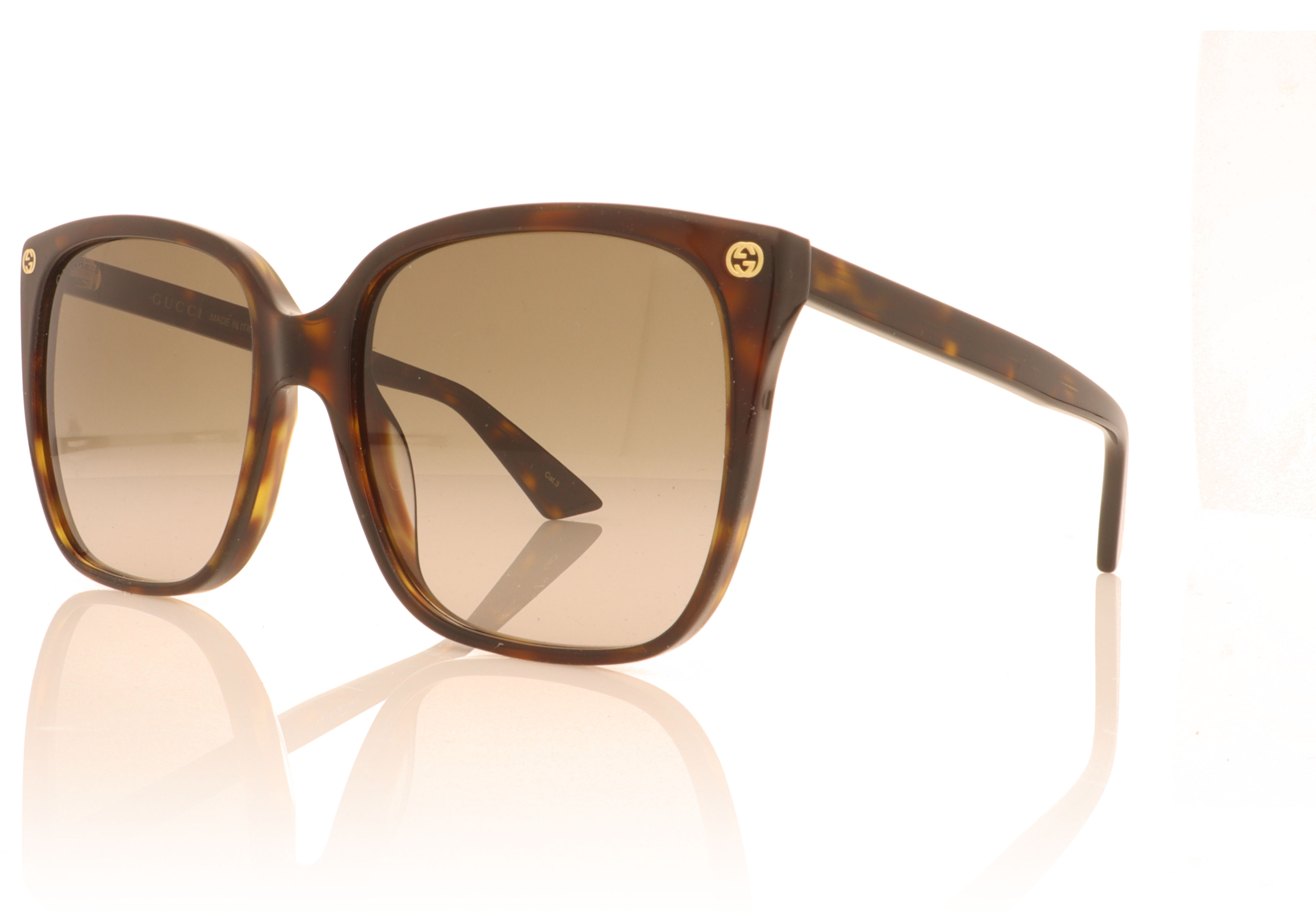 Gucci GG0022S Brown 3 Sunglasses