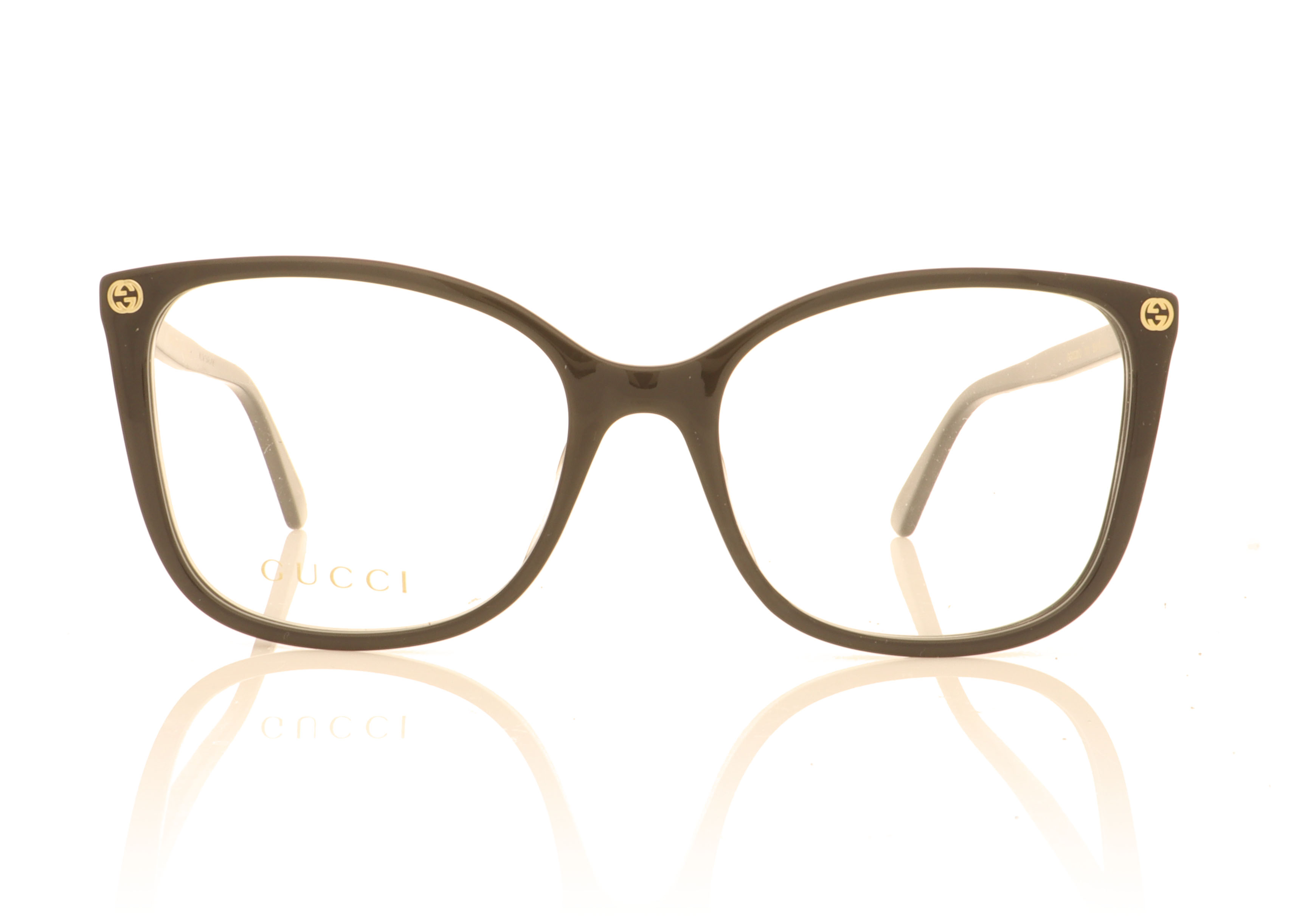 Gucci GG0026O Black/Transparent 001 Glasses