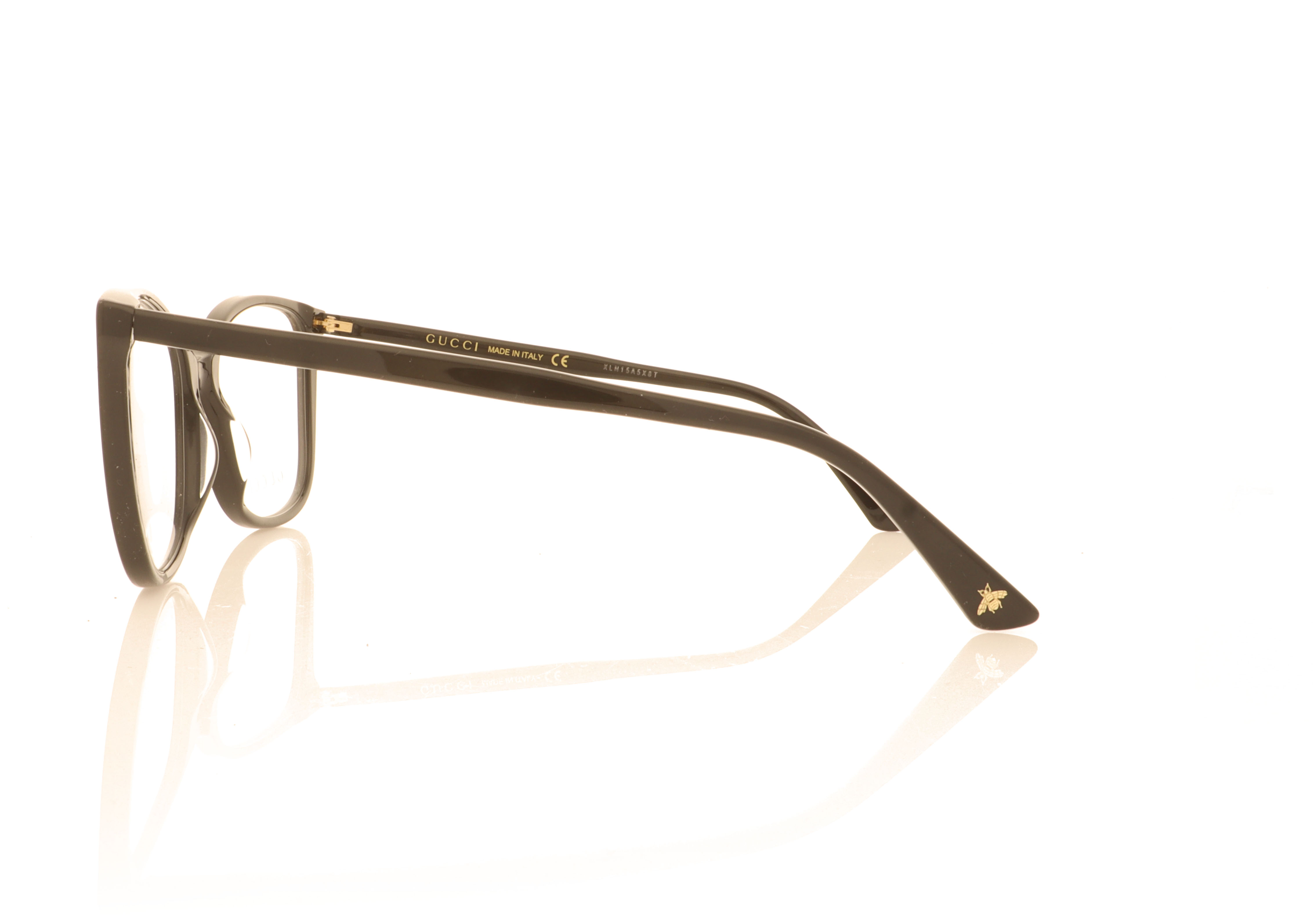 Gucci GG0026O Black/Transparent 001 Glasses