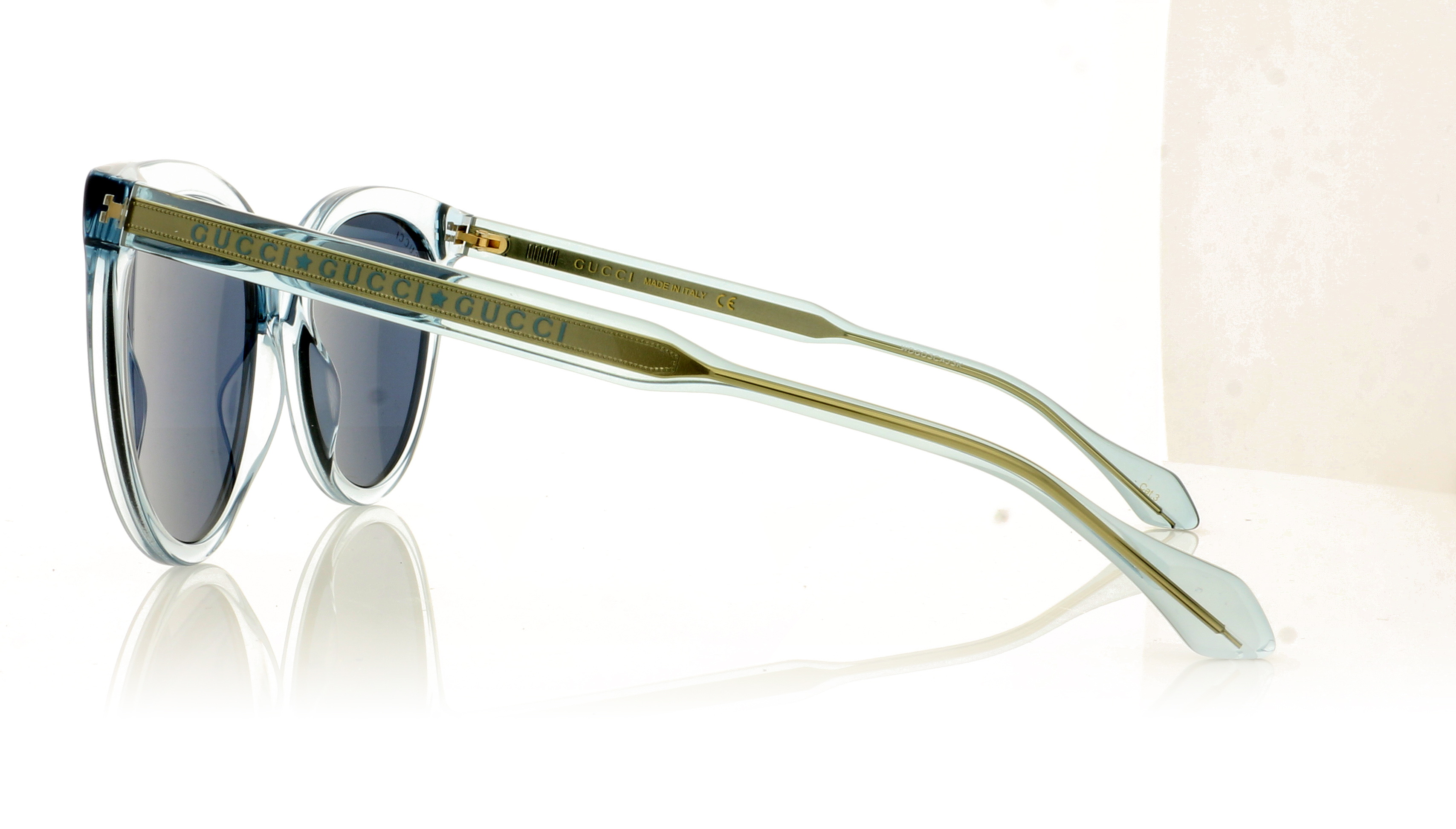 Gucci GG0565S Light Blue 3 Sunglasses