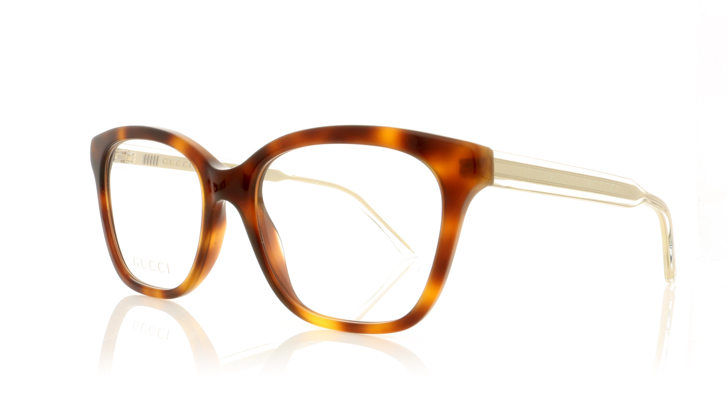 Gucci GG0566O Havana Crystal 2 Glasses