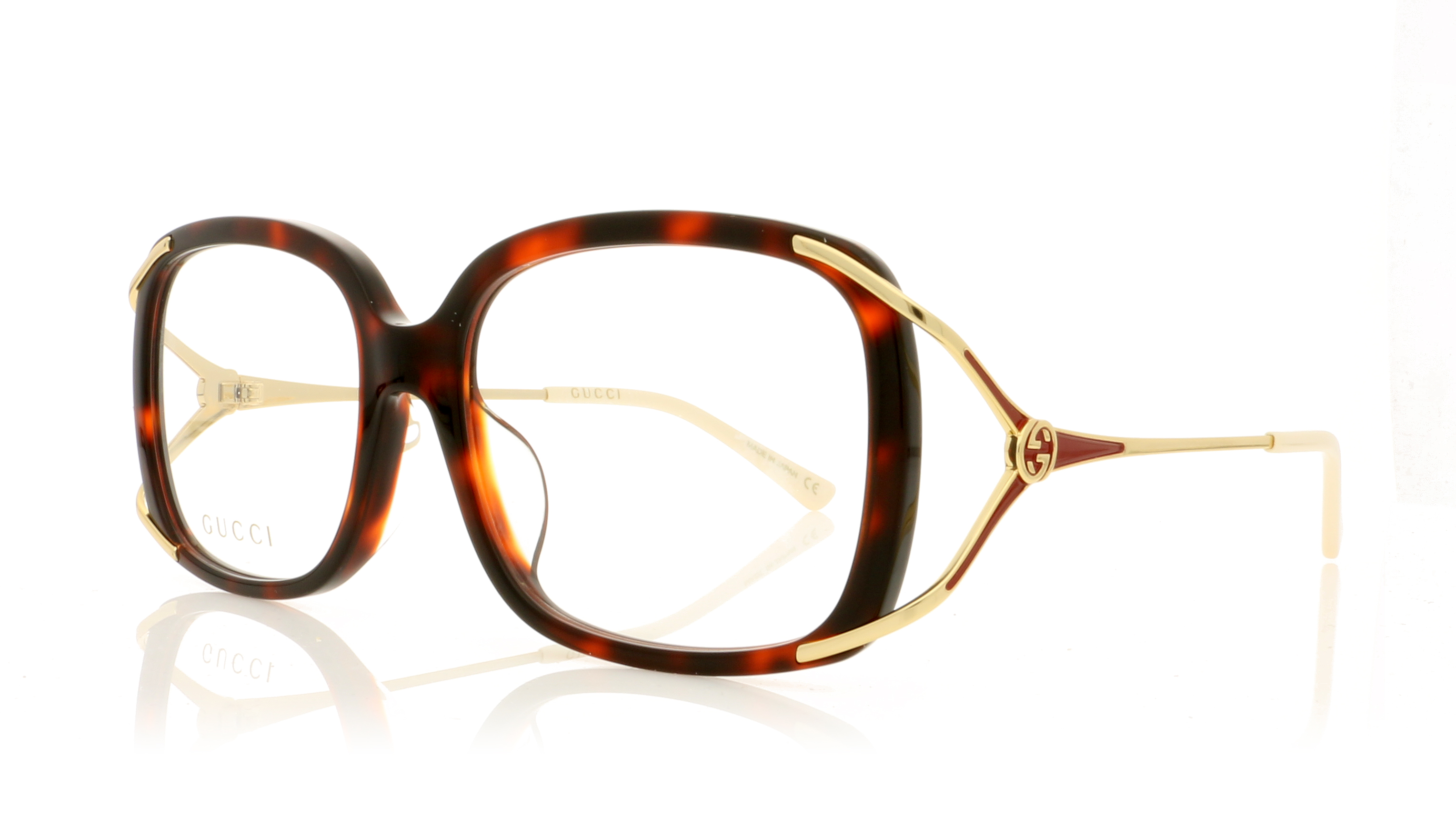 Gucci GG0648OA Havana Gold 2 Glasses