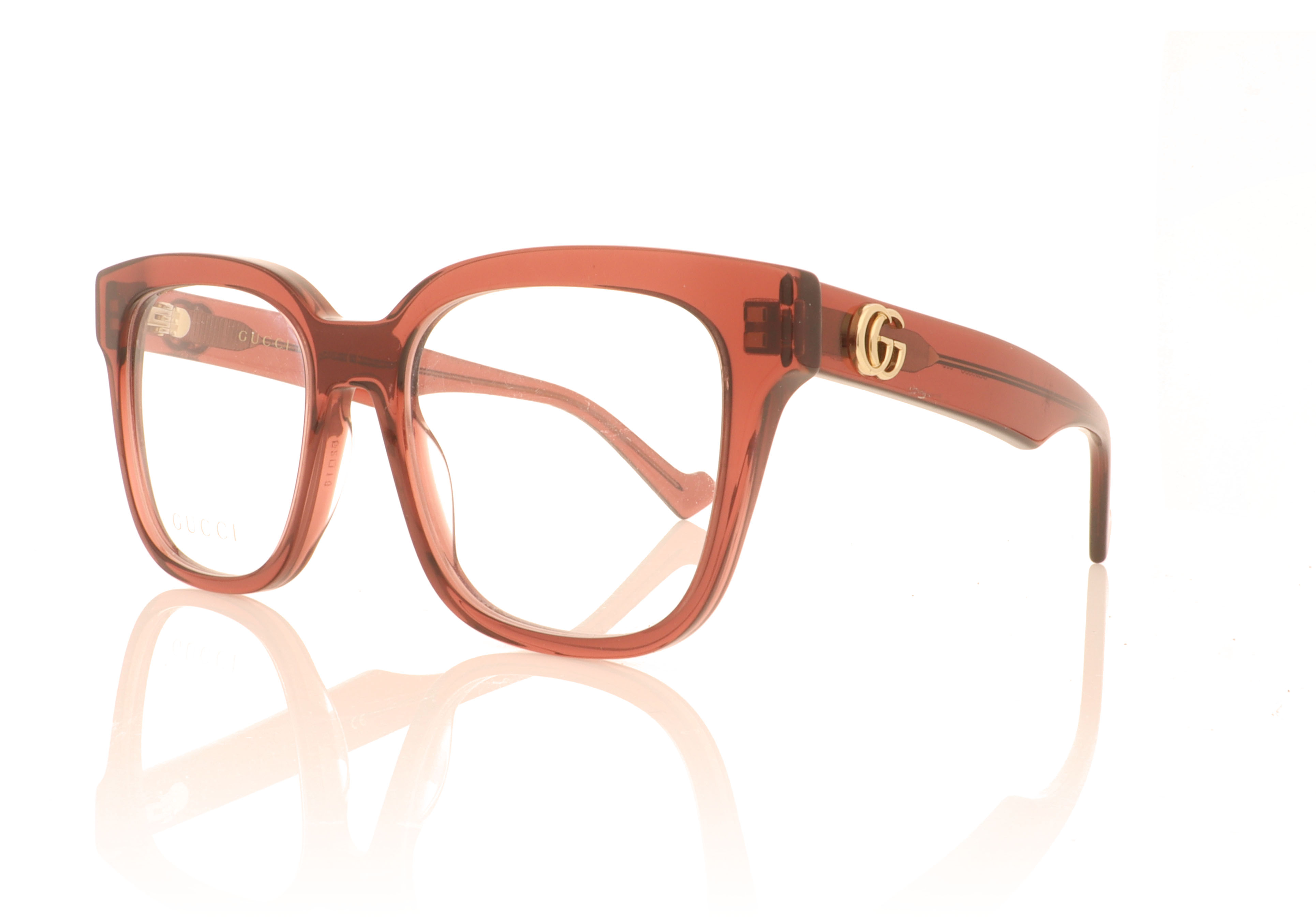 Gucci GG0958O Burgundy/Transparent 006 Glasses