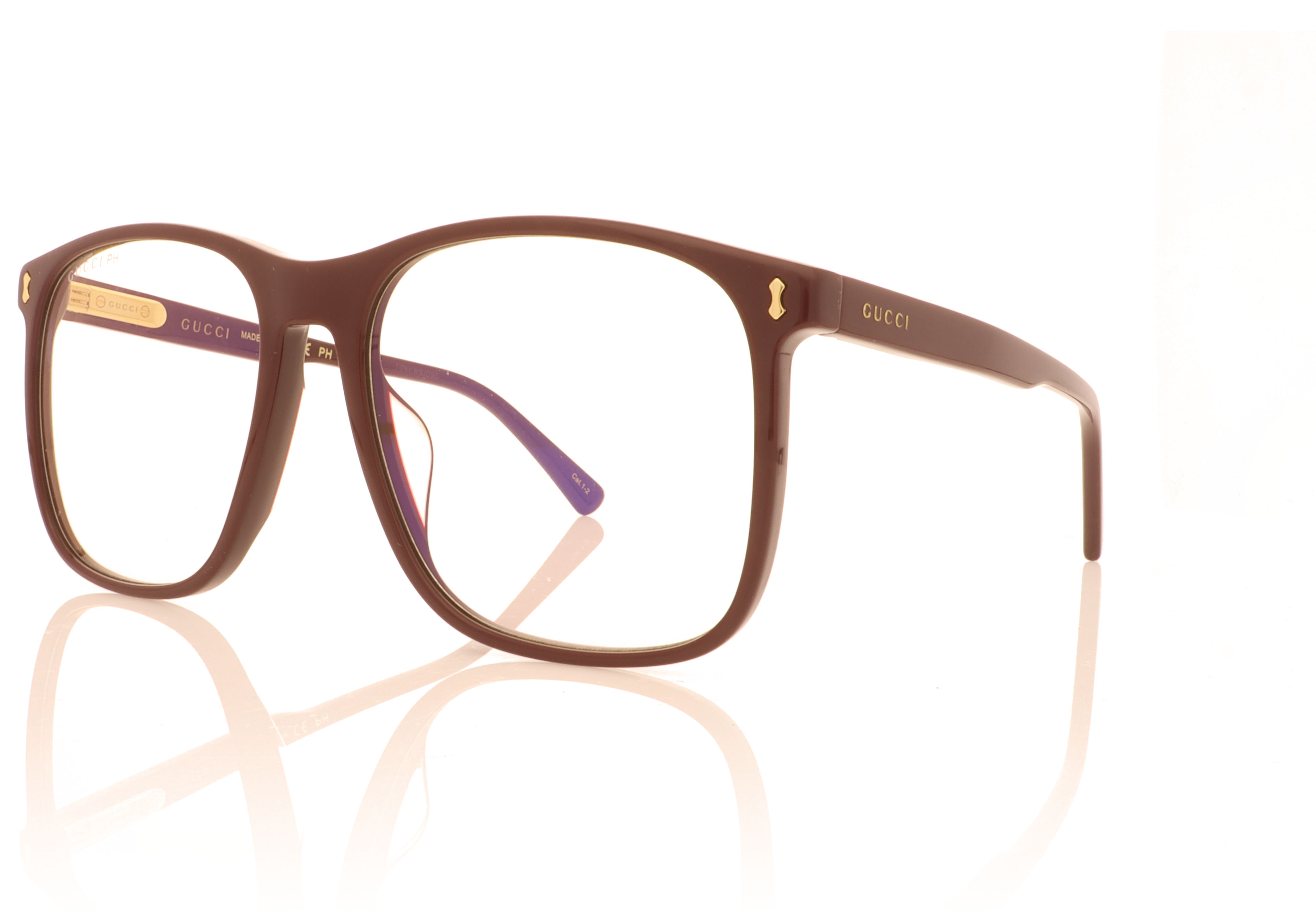 Gucci GG1041S Burgundy 005 Sunglasses