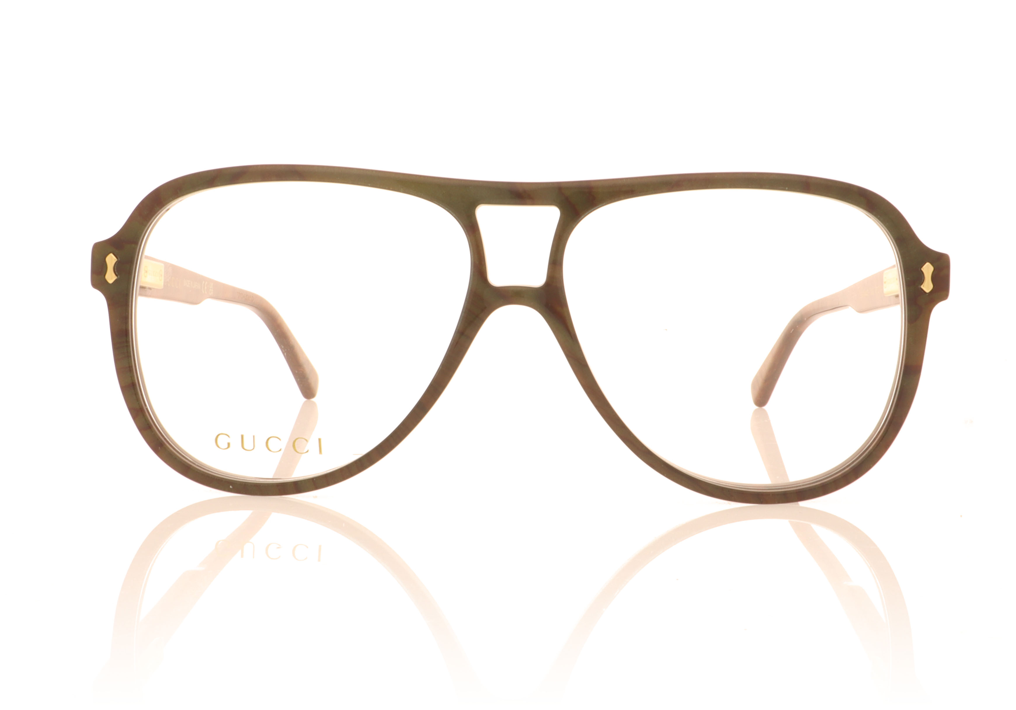 Gucci 1044 Blue-Brown 003 Glasses