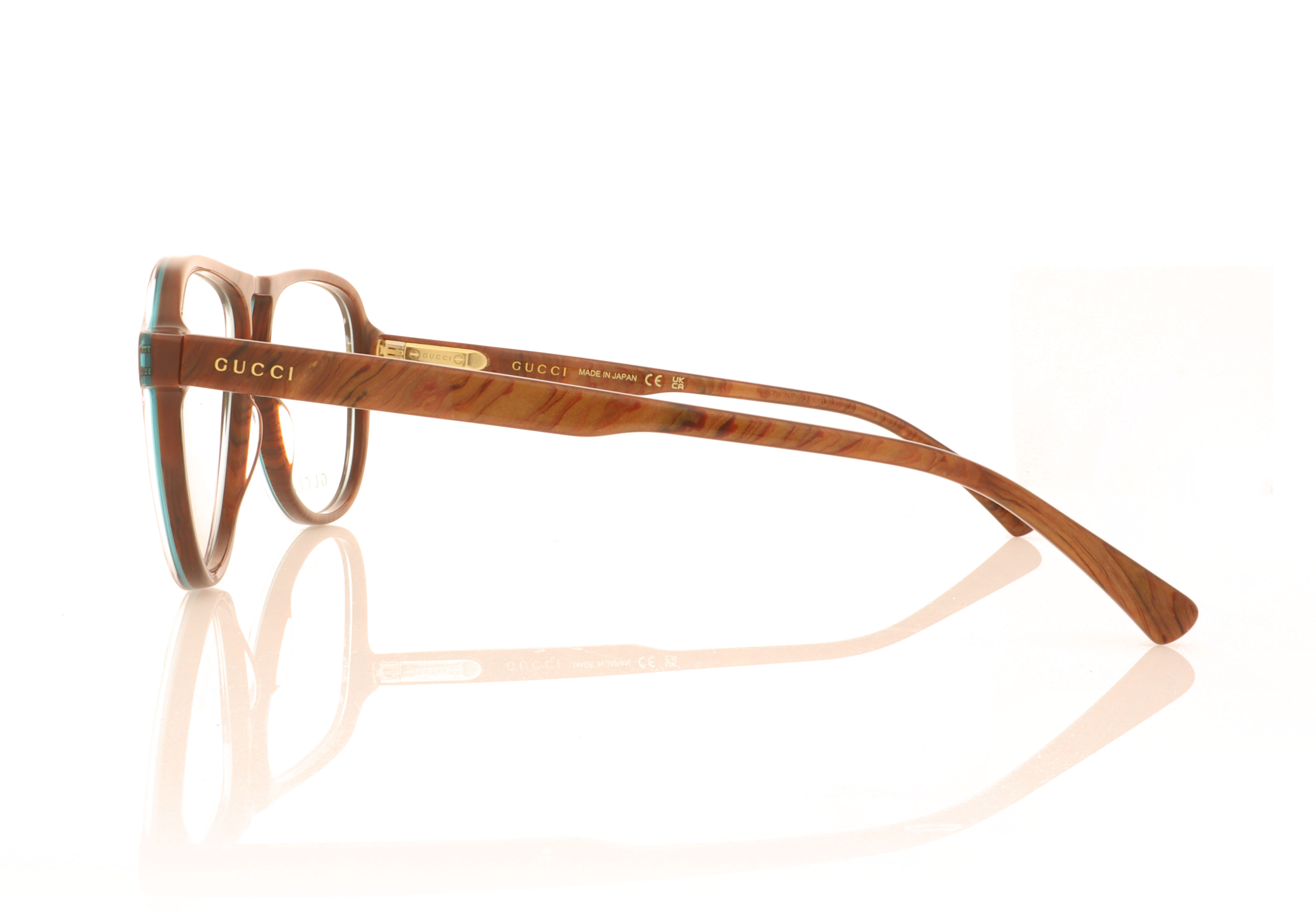 Gucci 1044 Blue-Brown 003 Glasses