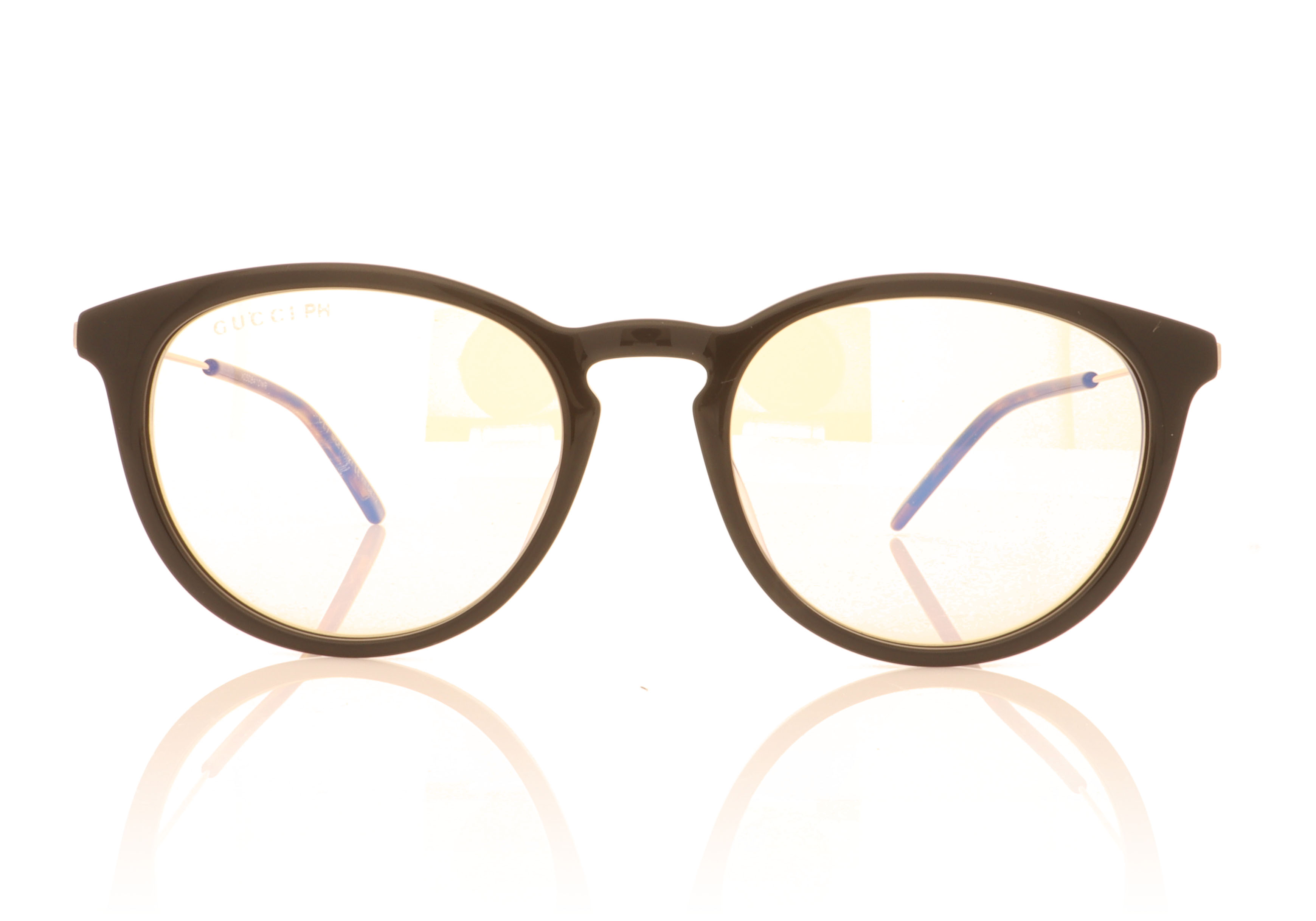 Gucci 1048 Black/Gold 005 Sunglasses