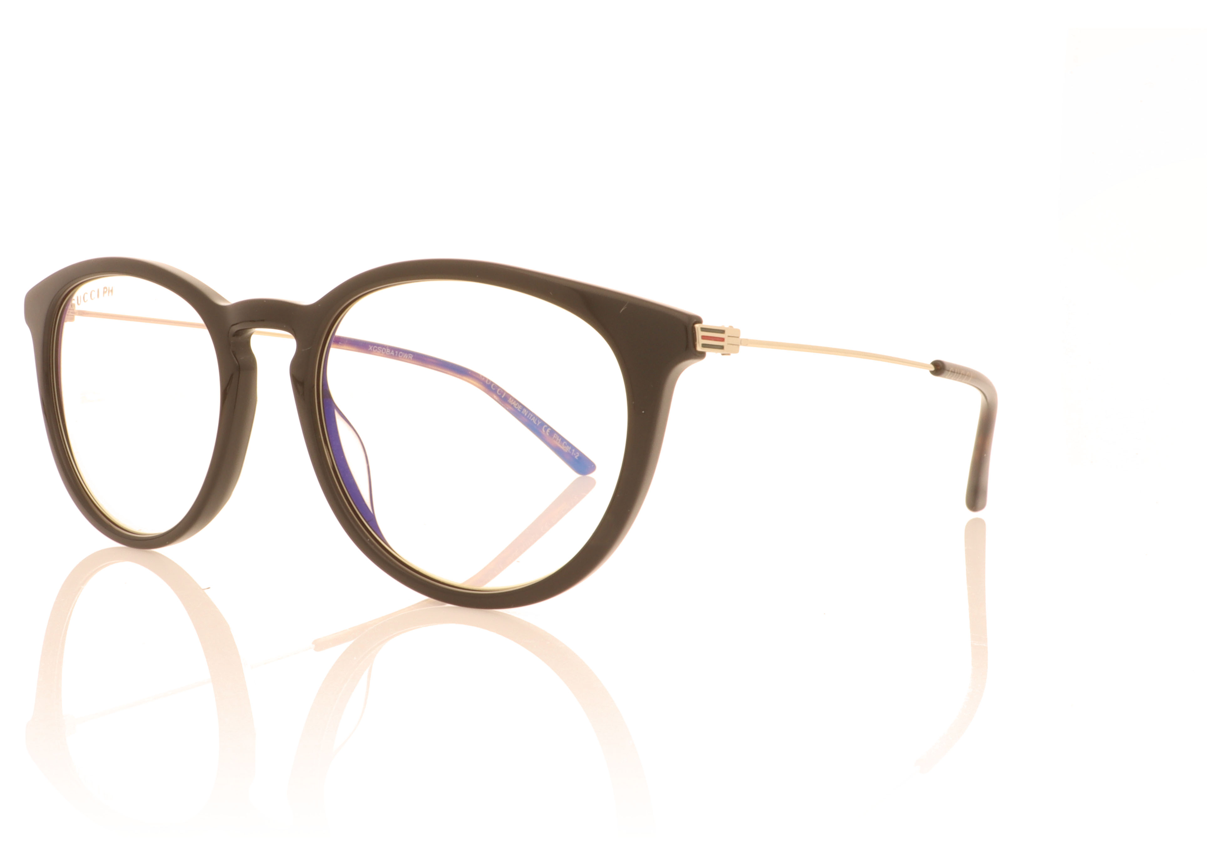 Gucci 1048 Black/Gold 005 Sunglasses