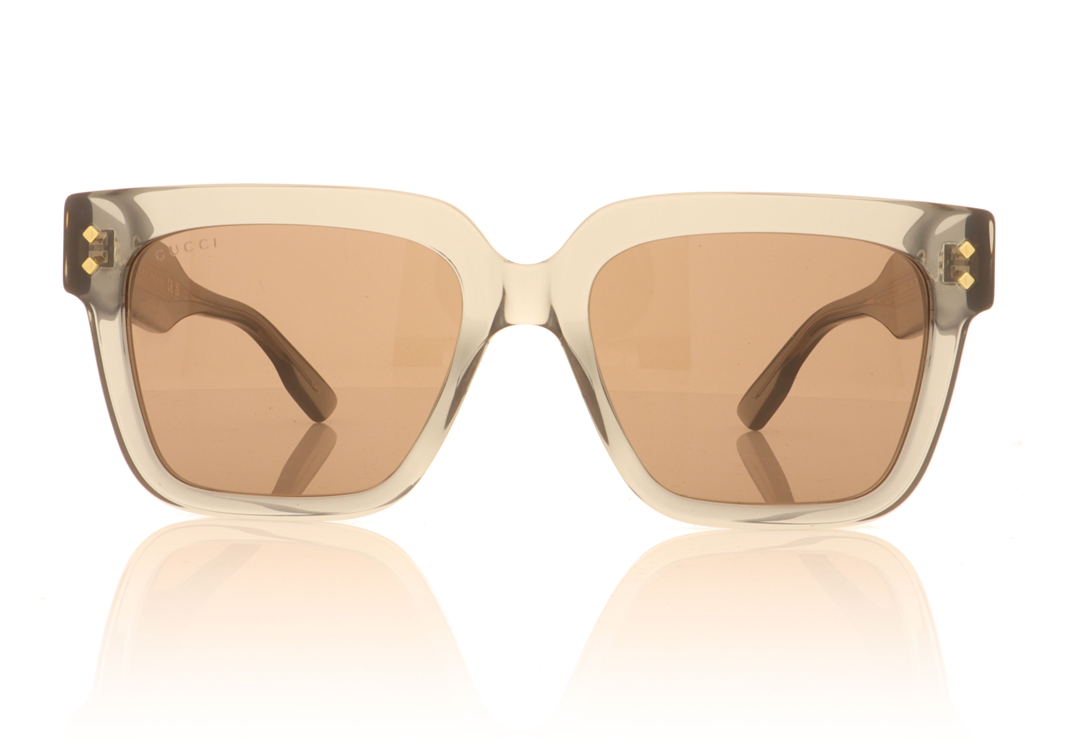 Gucci GG1084S Grey/Brown 004 Sunglasses