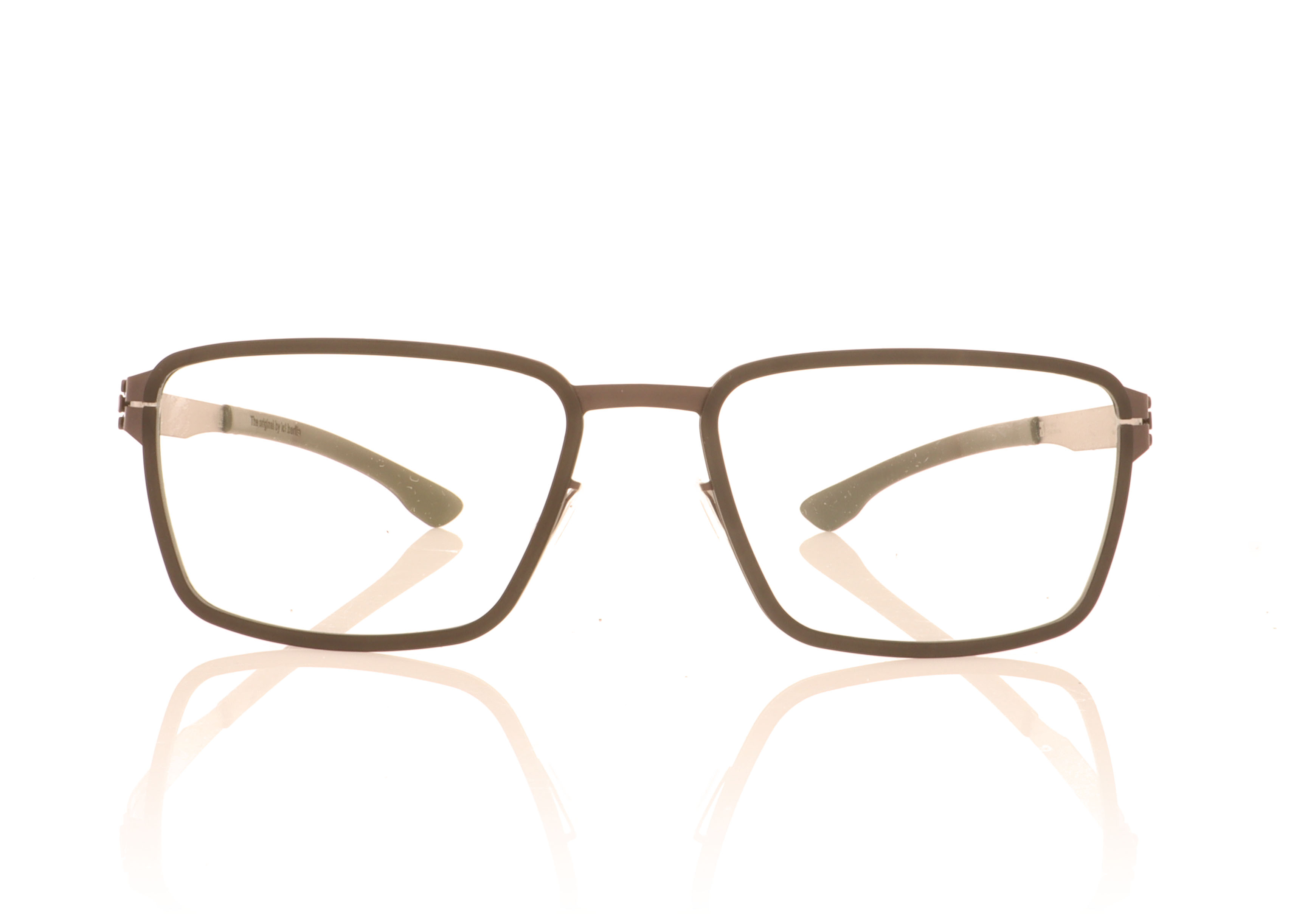 ic! berlin Silicon Teak Black TB Glasses