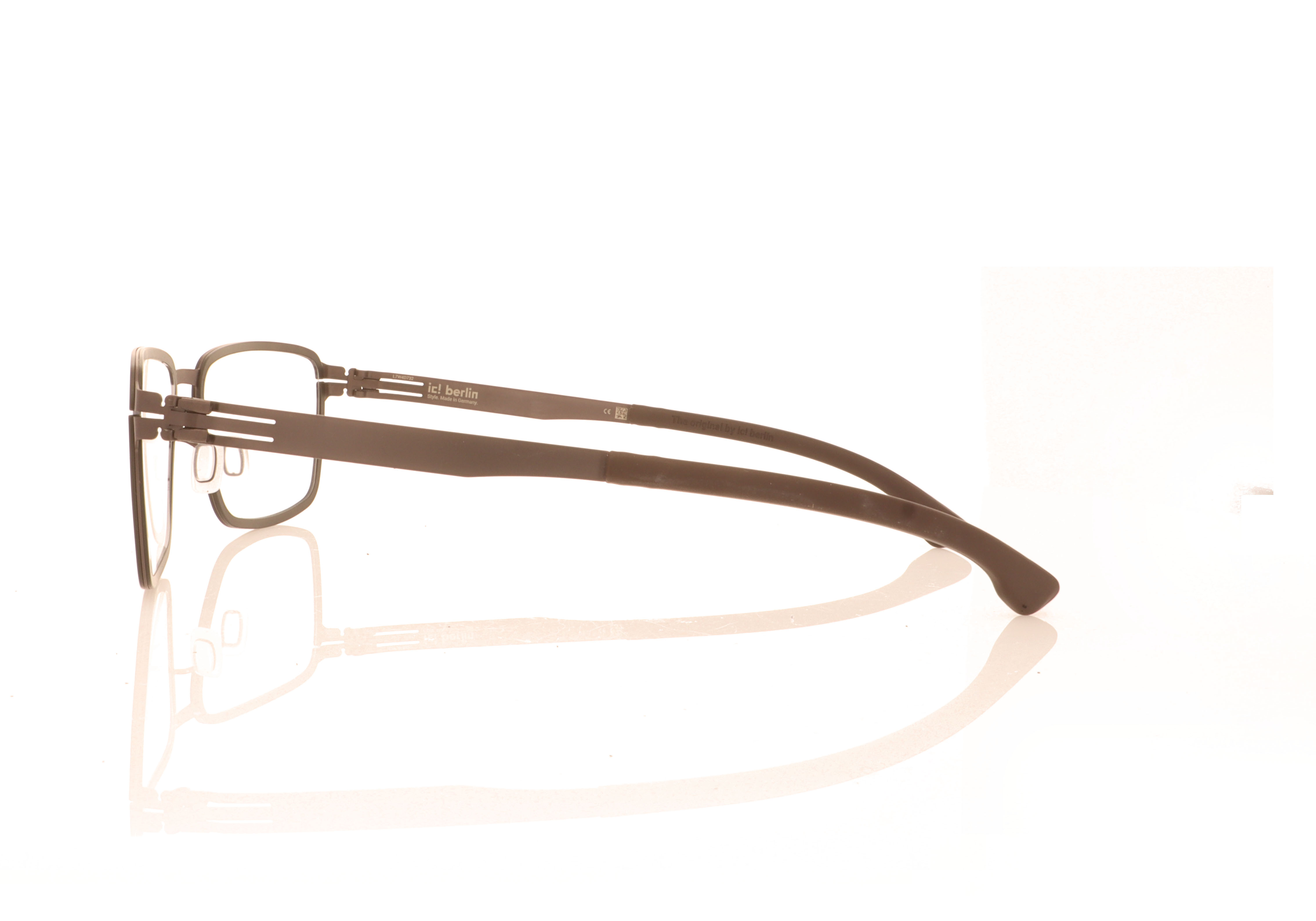 ic! berlin Silicon Teak Black TB Glasses