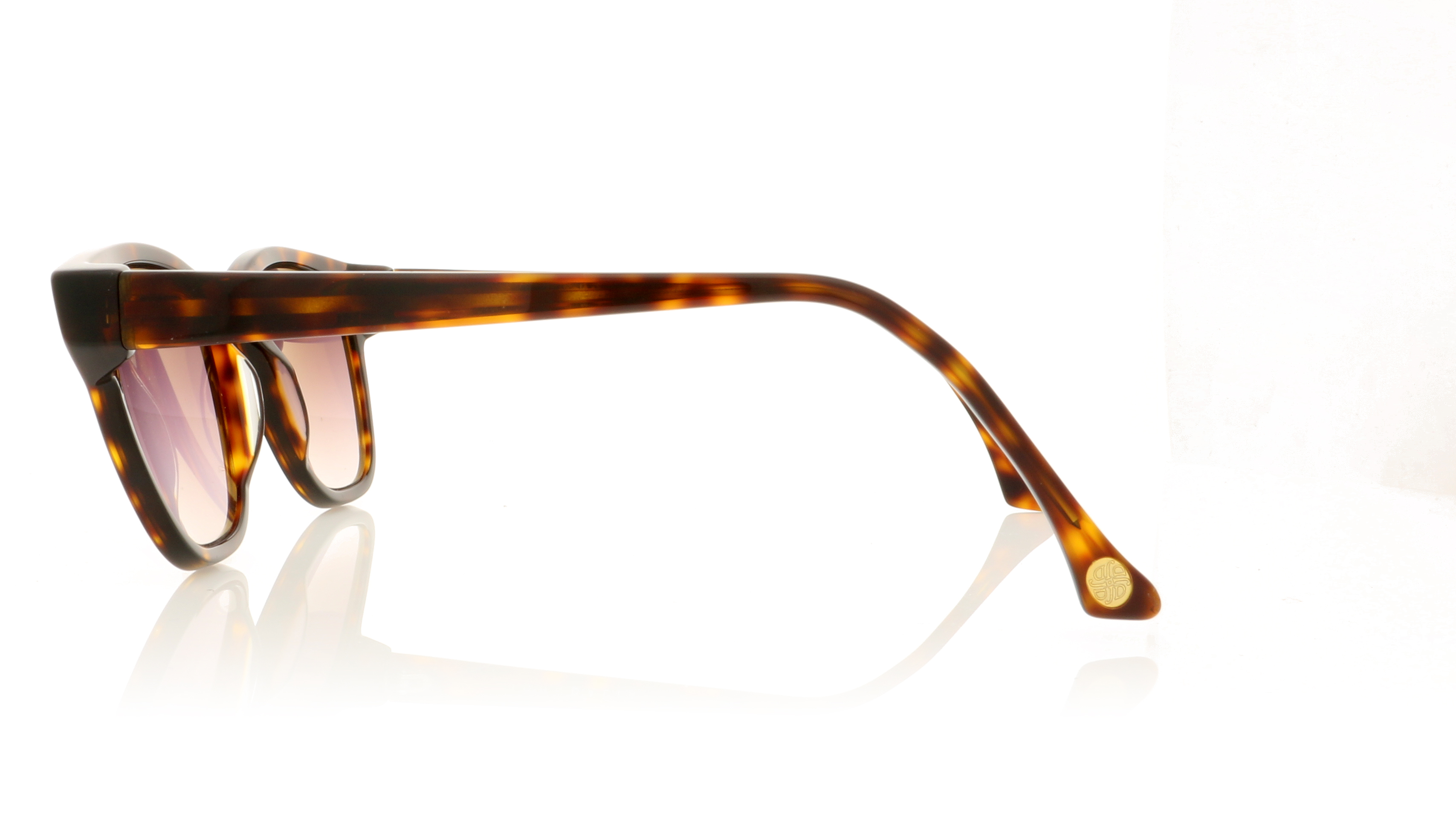 John Dalia Jack Dark Brown Tort/Grad Grey Lenses C13 Sunglasses