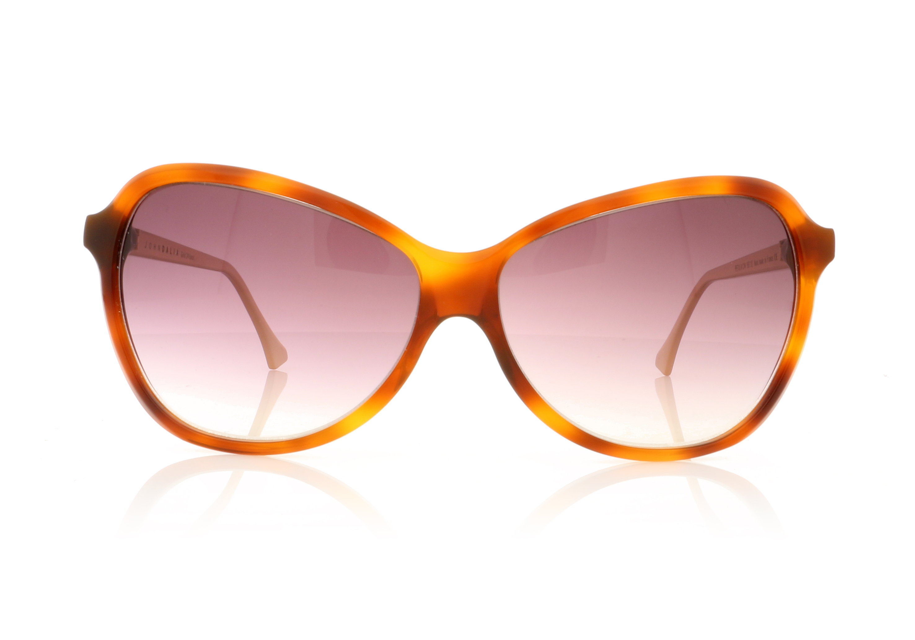 John Dalia Petula Light Tortoise/24K Gold C14 Sunglasses