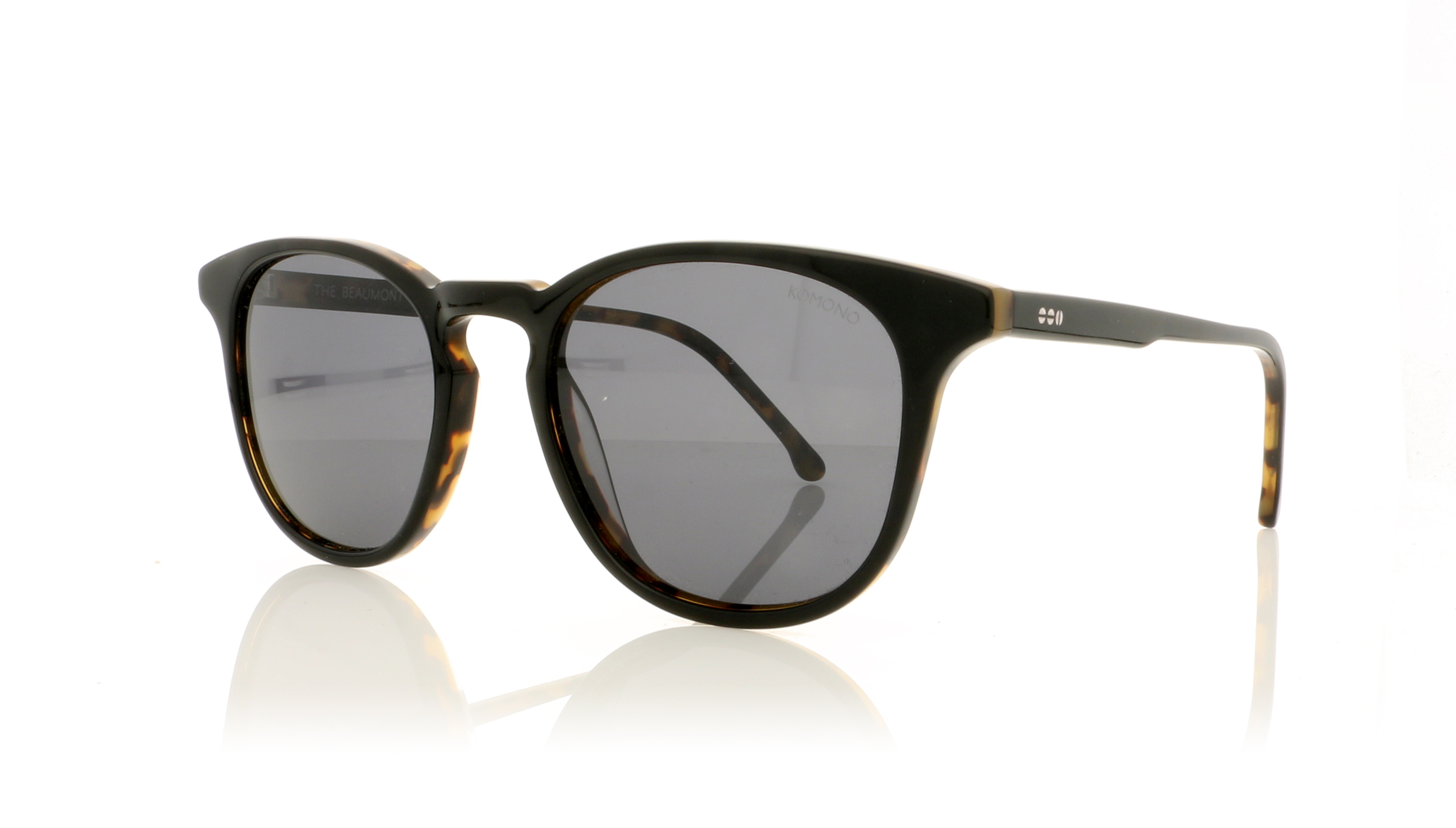 KOMONO Beaumont BEAUMONTS Black/Tortoise C2 Sunglasses