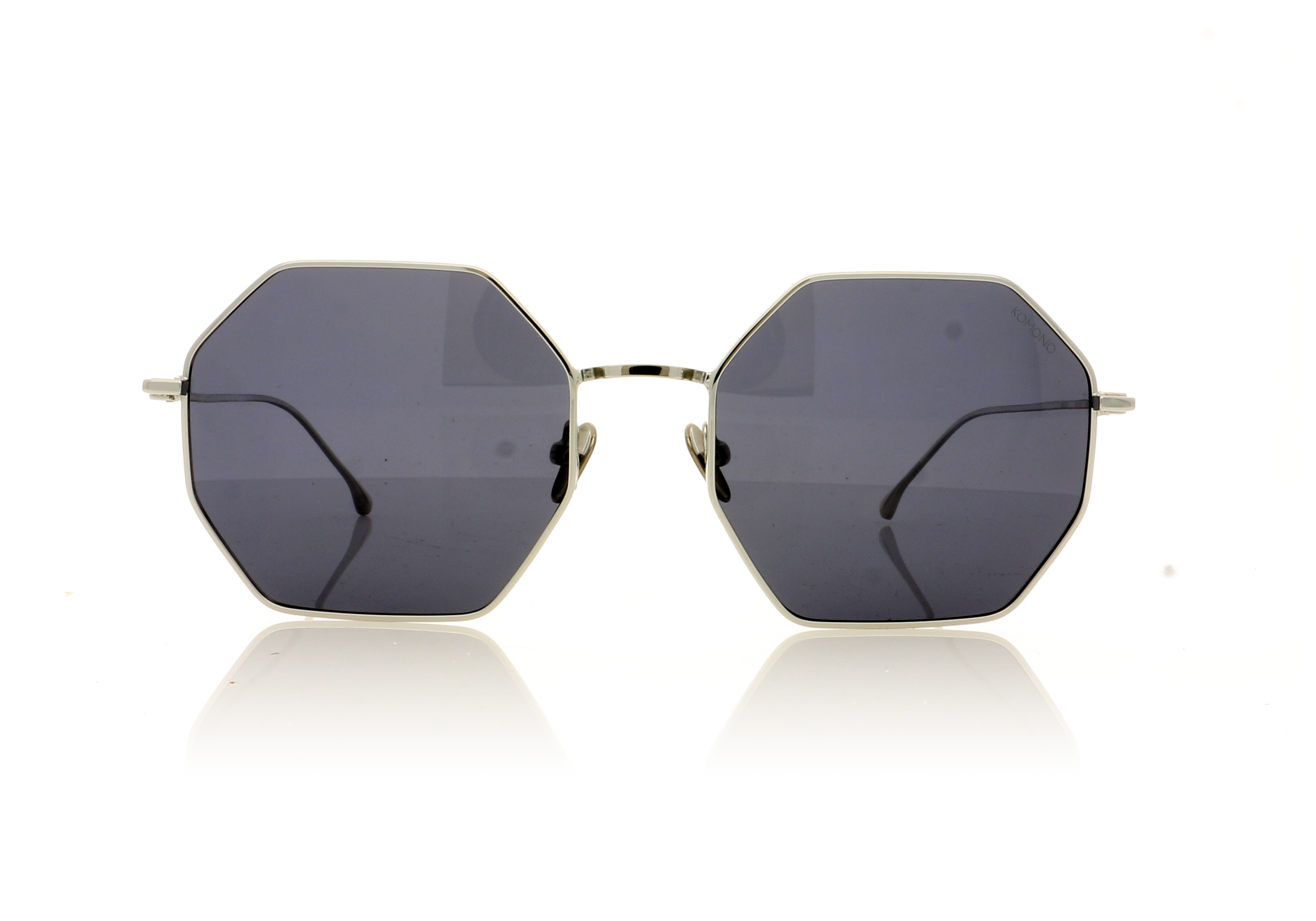 KOMONO The Jane Jane Silver Smoke SS Sunglasses