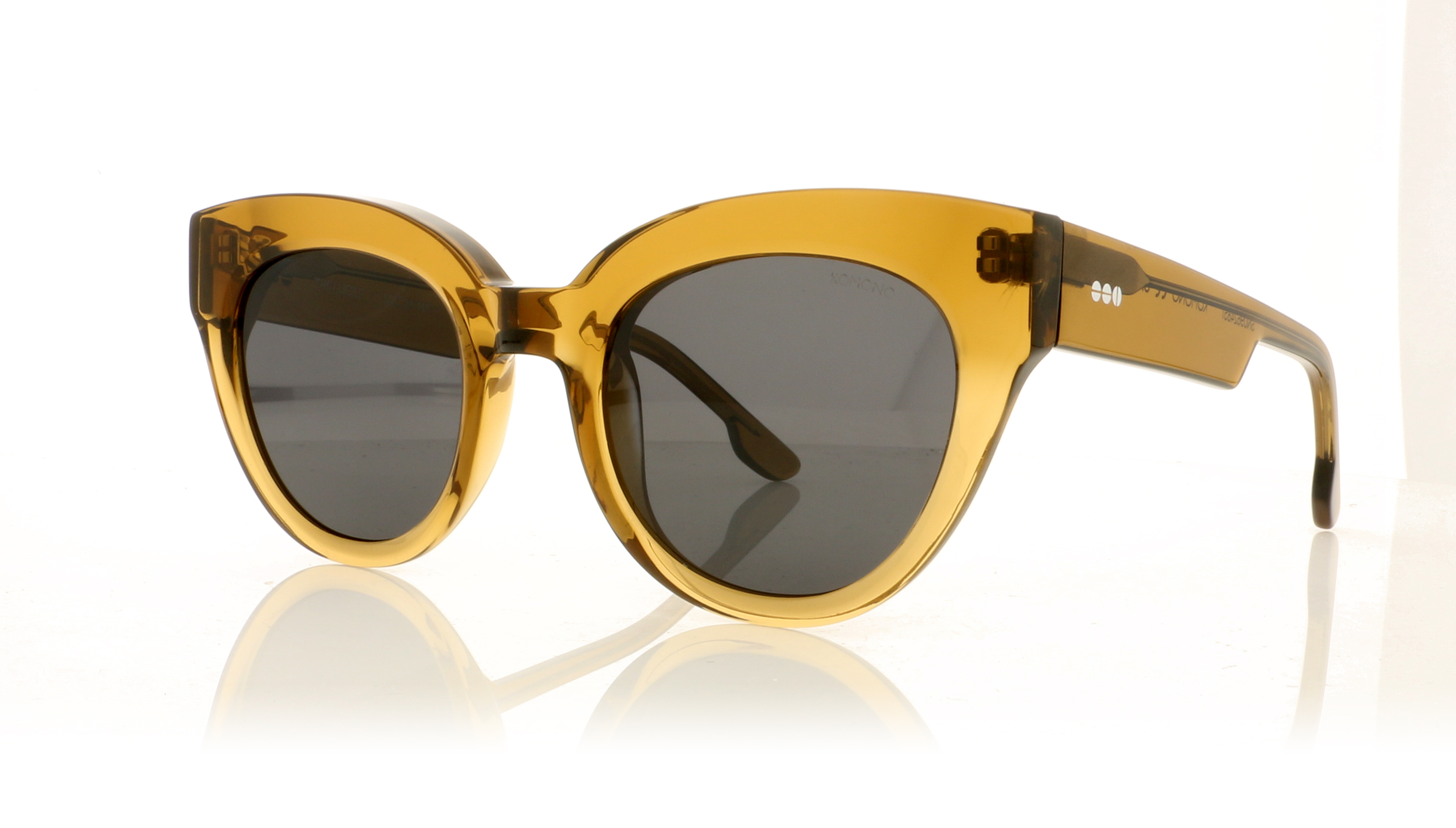 KOMONO Lucile Sand/Grey Polarized Lenses C2 Sunglasses