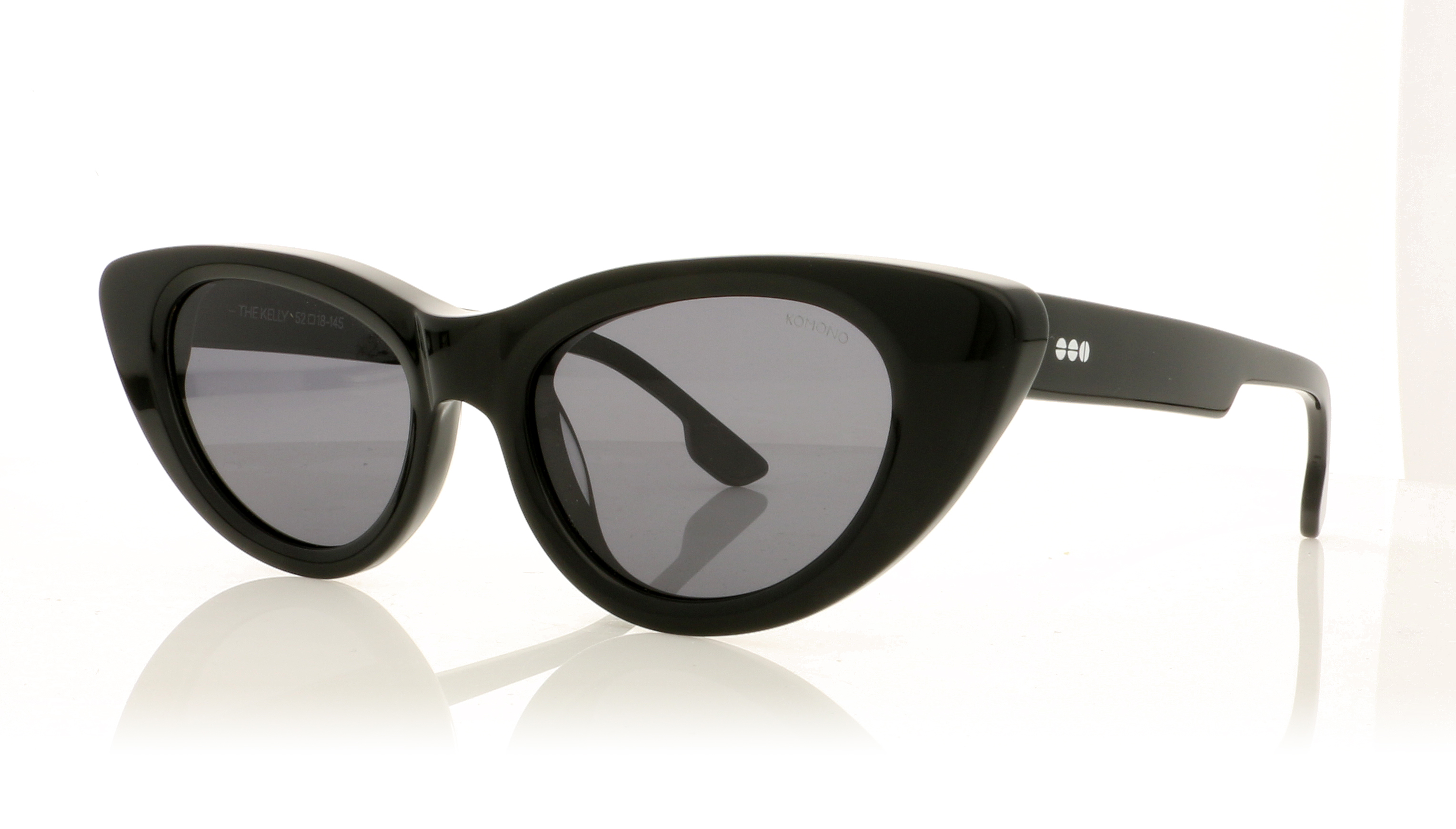 KOMONO Kelly Black/Grey Polarized Lenses B1 Sunglasses