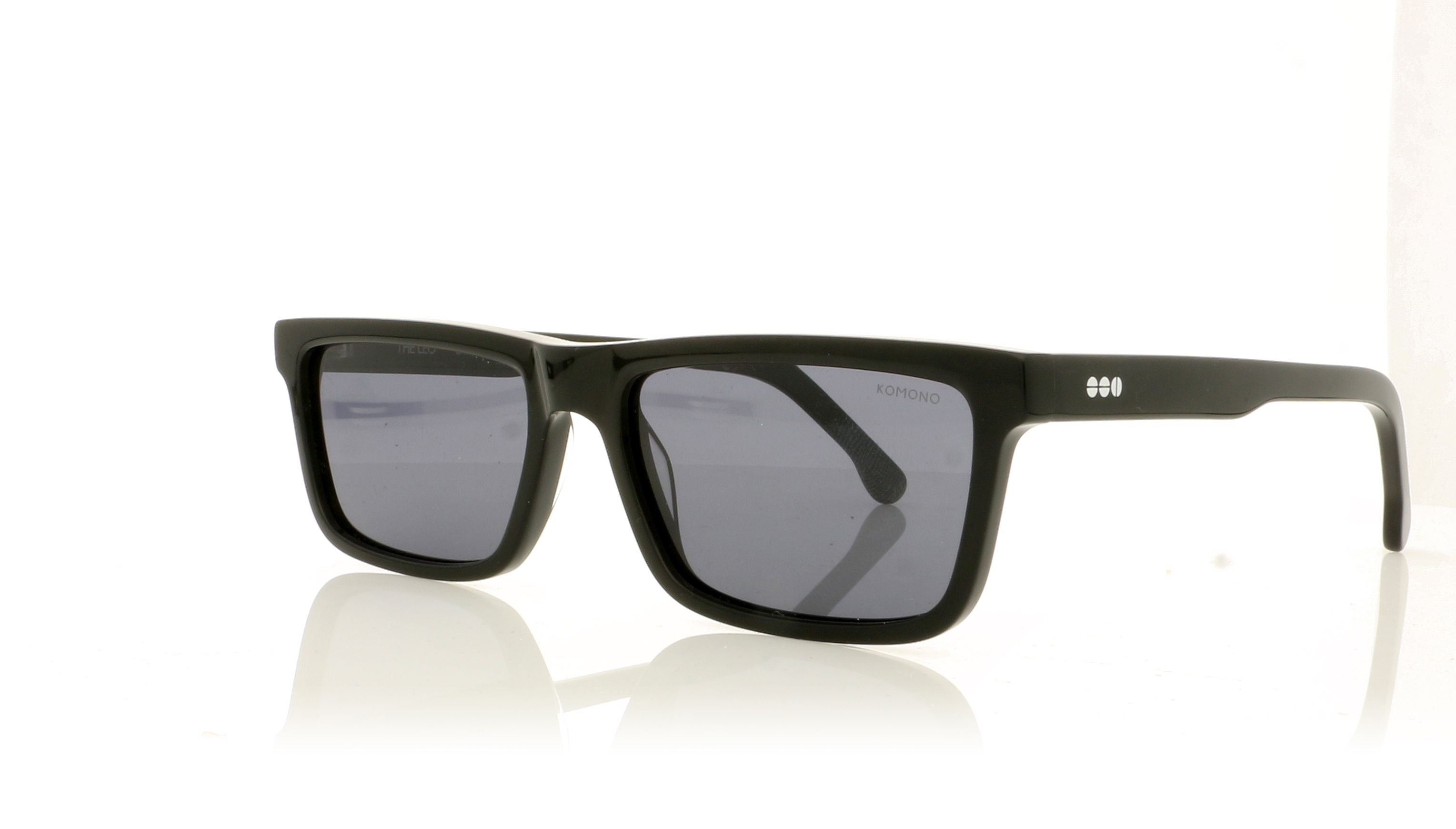 KOMONO The Leo Leo Black BLK Sunglasses