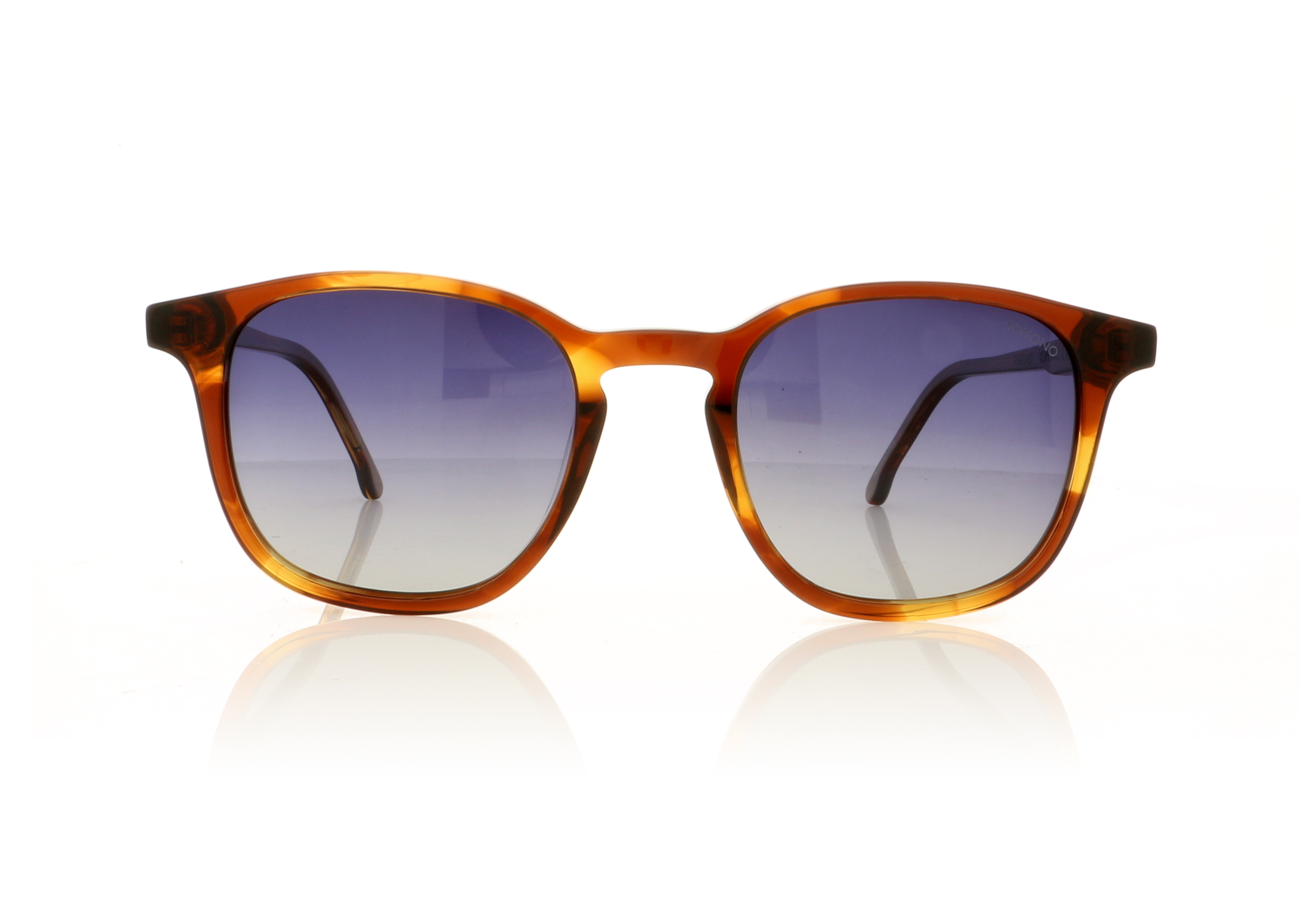 KOMONO Maurice Bourbon/Graduated Blue Lenses C8 Sunglasses