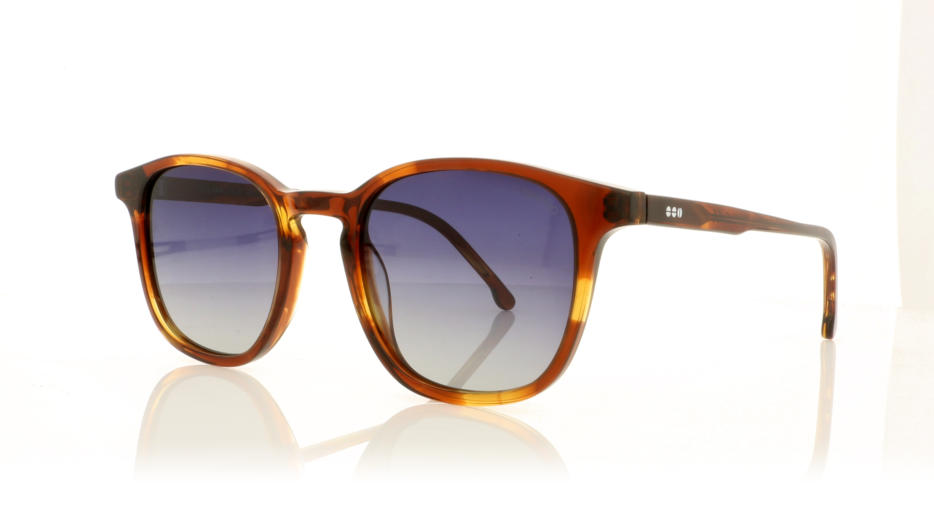 KOMONO Maurice Bourbon/Graduated Blue Lenses C8 Sunglasses