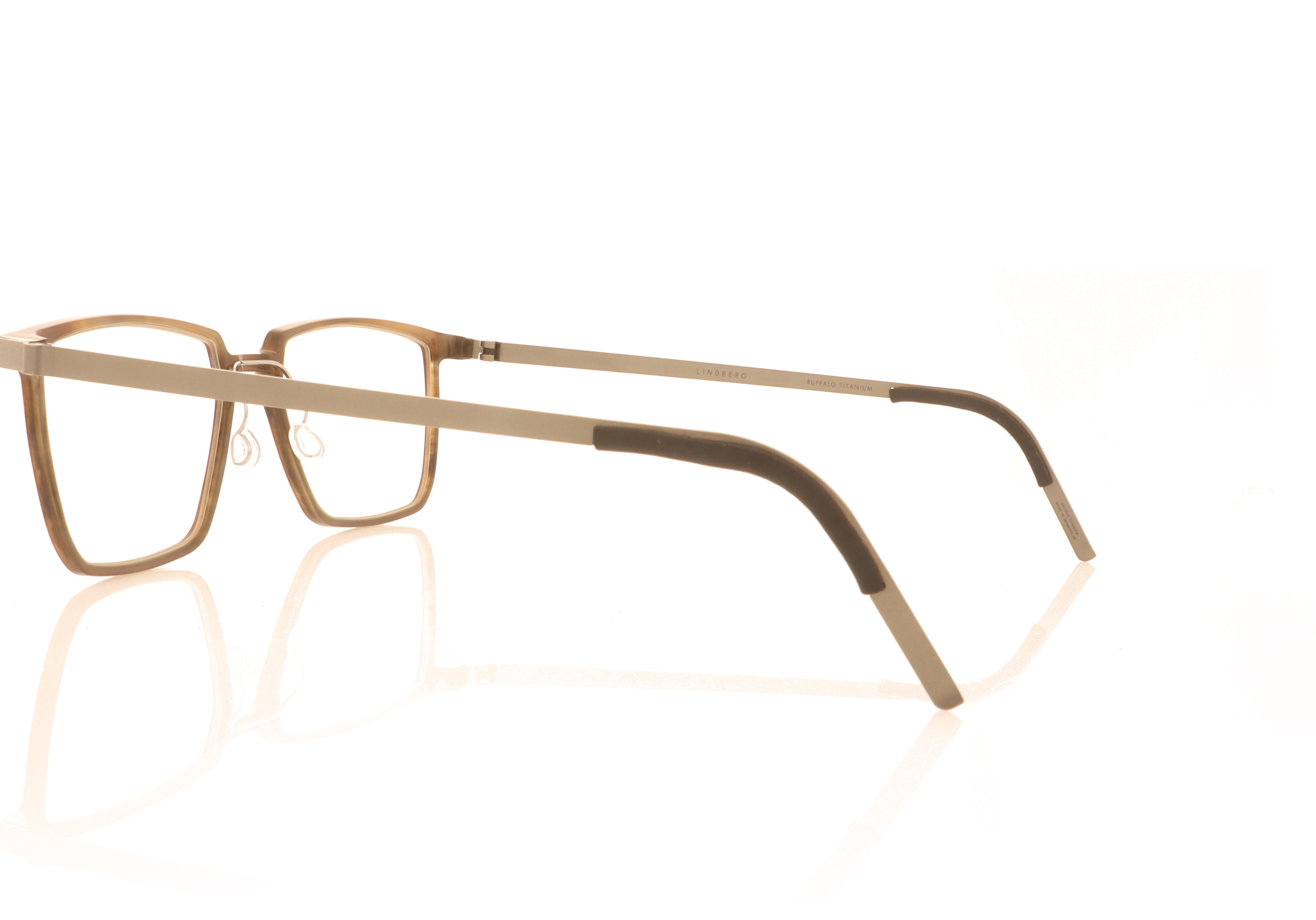 Lindberg buffalo 1844 1844 Medium Brown H18 T407 10 Glasses