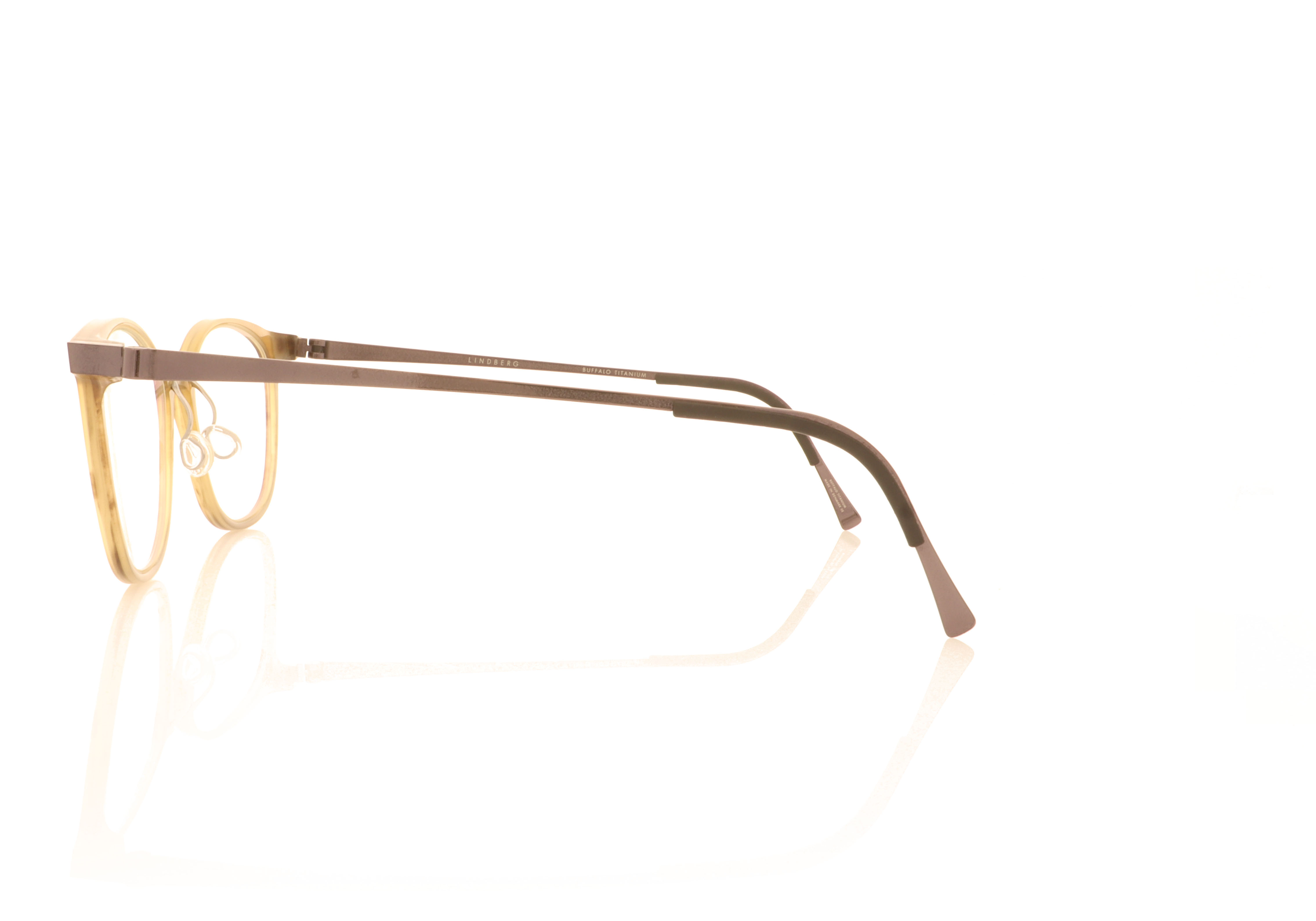 Lindberg buffalo 1851 Light Brown H16 PU14 Glasses