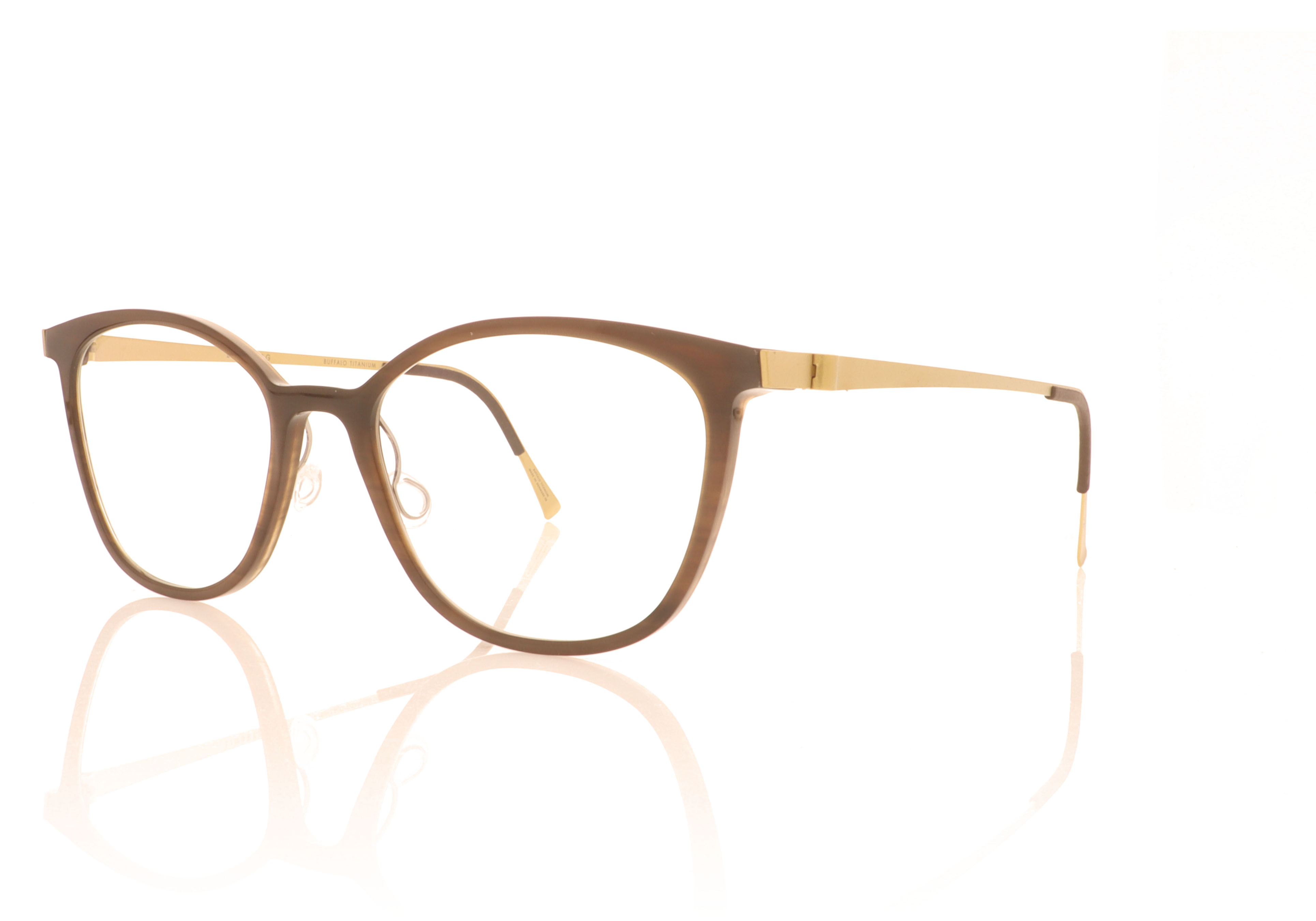 Lindberg buffalo 1851 Medium Brown H18 Gt Glasses