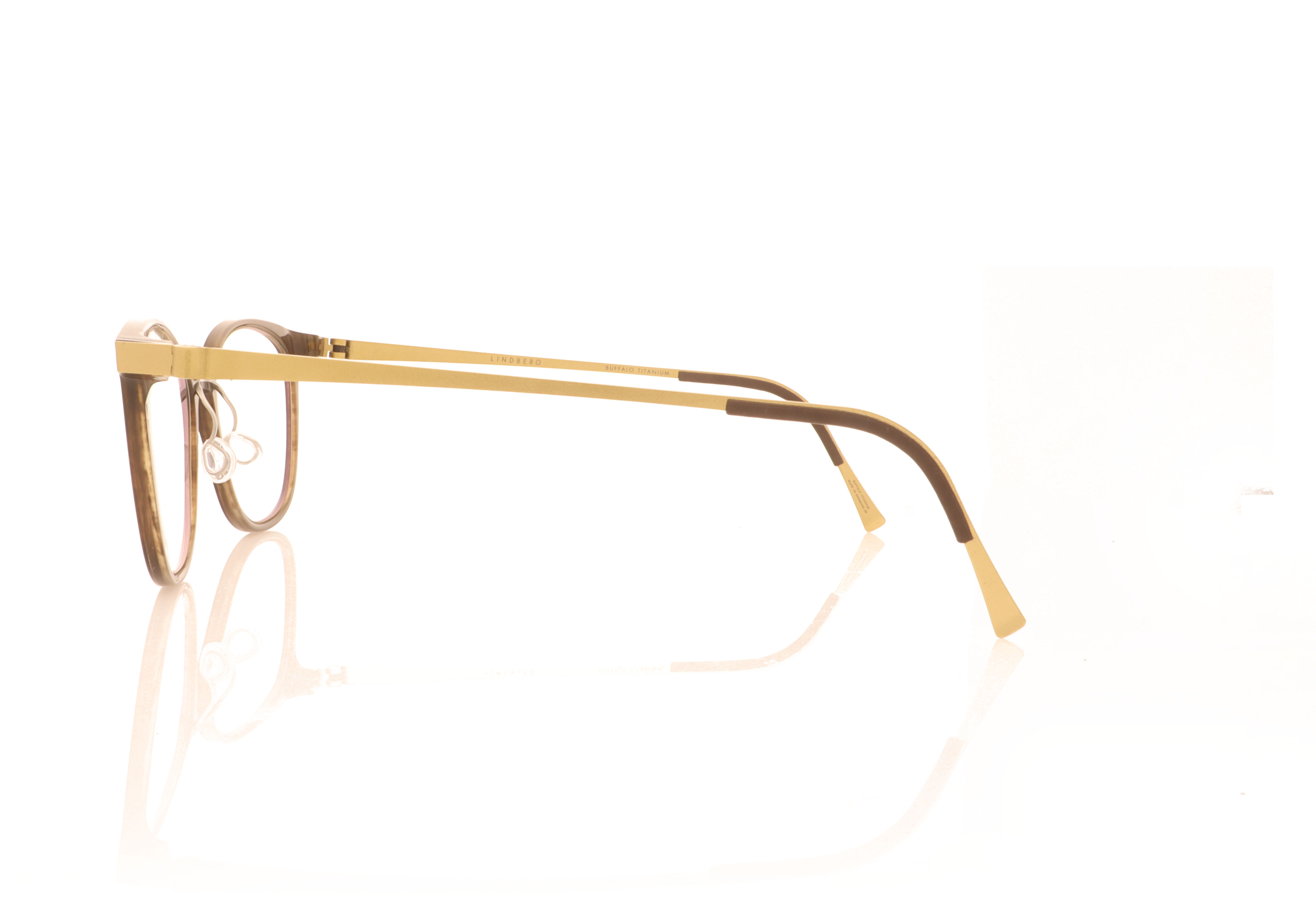Lindberg buffalo 1851 Medium Brown H18 Gt Glasses